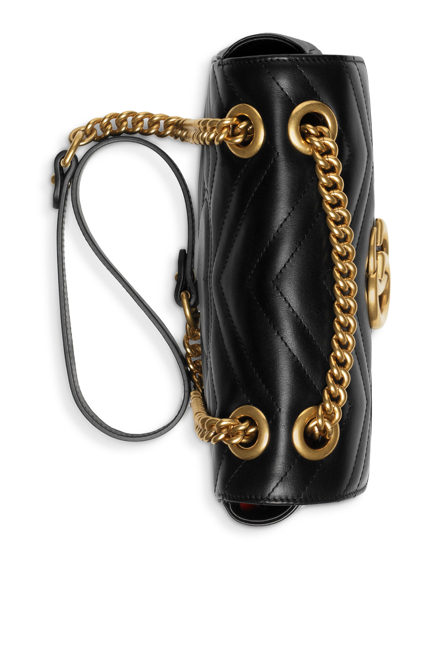 حقيبة كتف مارمونت صغيرة بحلية حرفي شعار الماركة