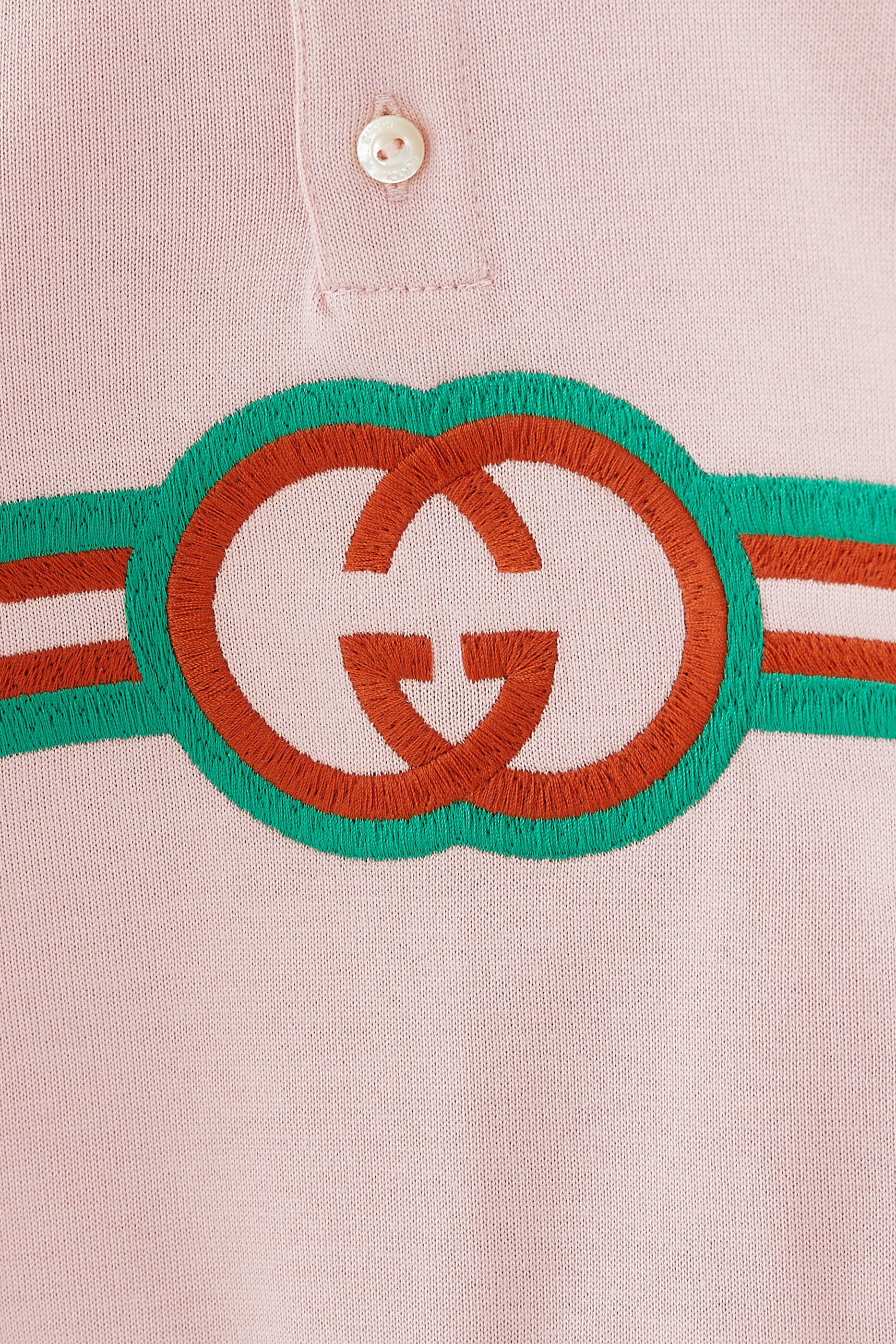 جمبسوت للأطفال بنقشة حرفي شعار الماركة بتصميم متداخل