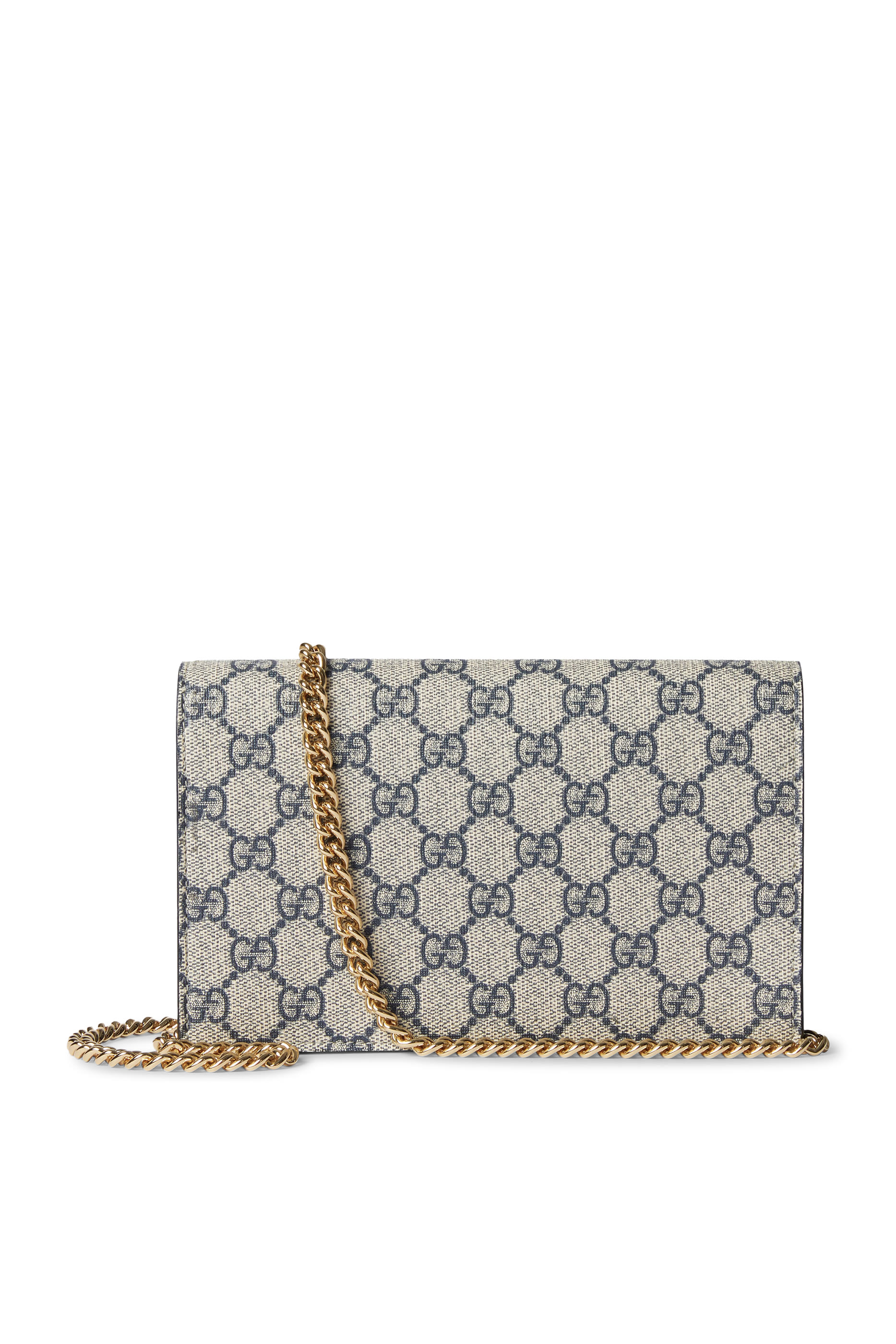 حقيبة صغيرة مارمونت بسلسلة ولونين وشعار حرفي الماركة