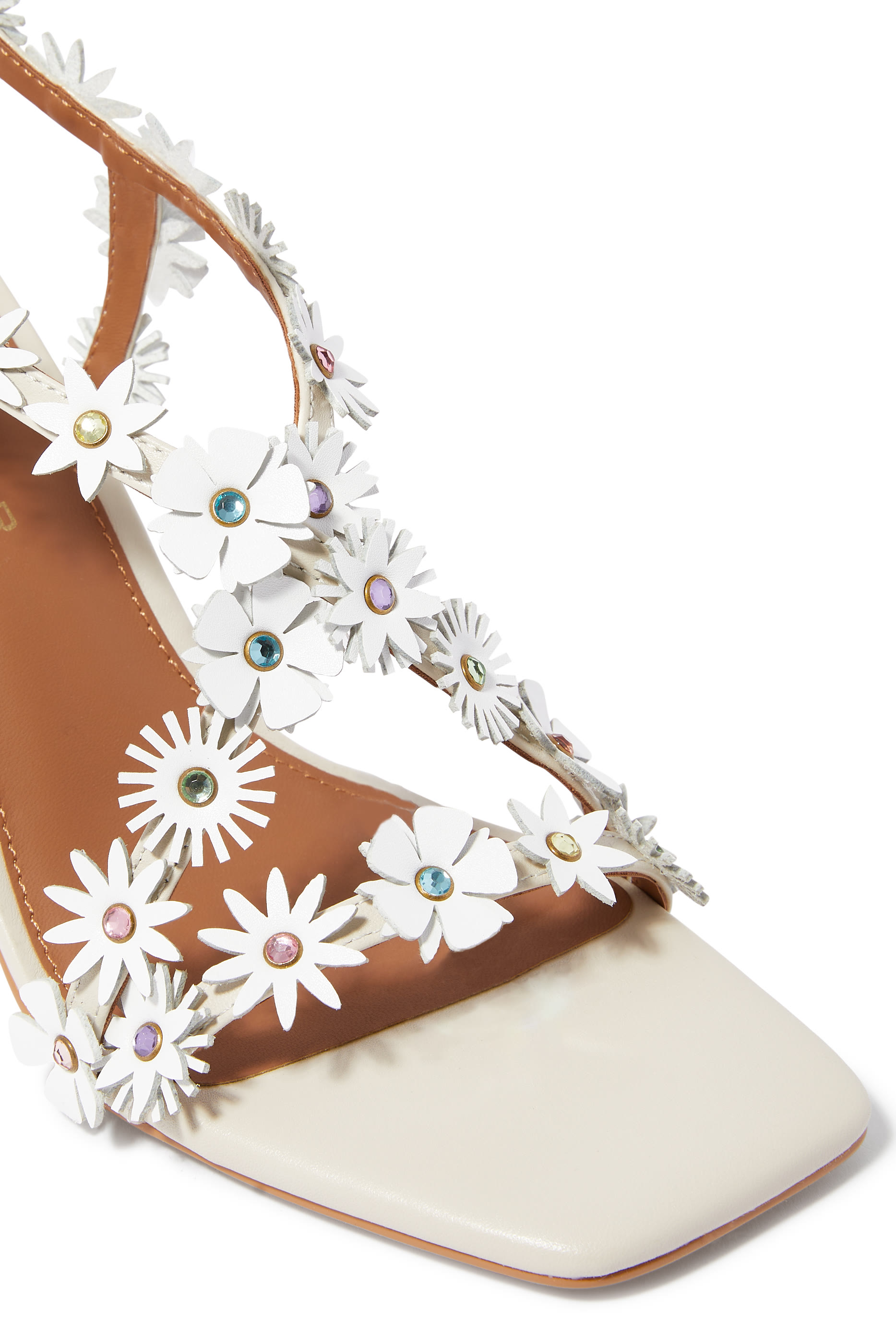 صندل مزين بزهور 83 جلد