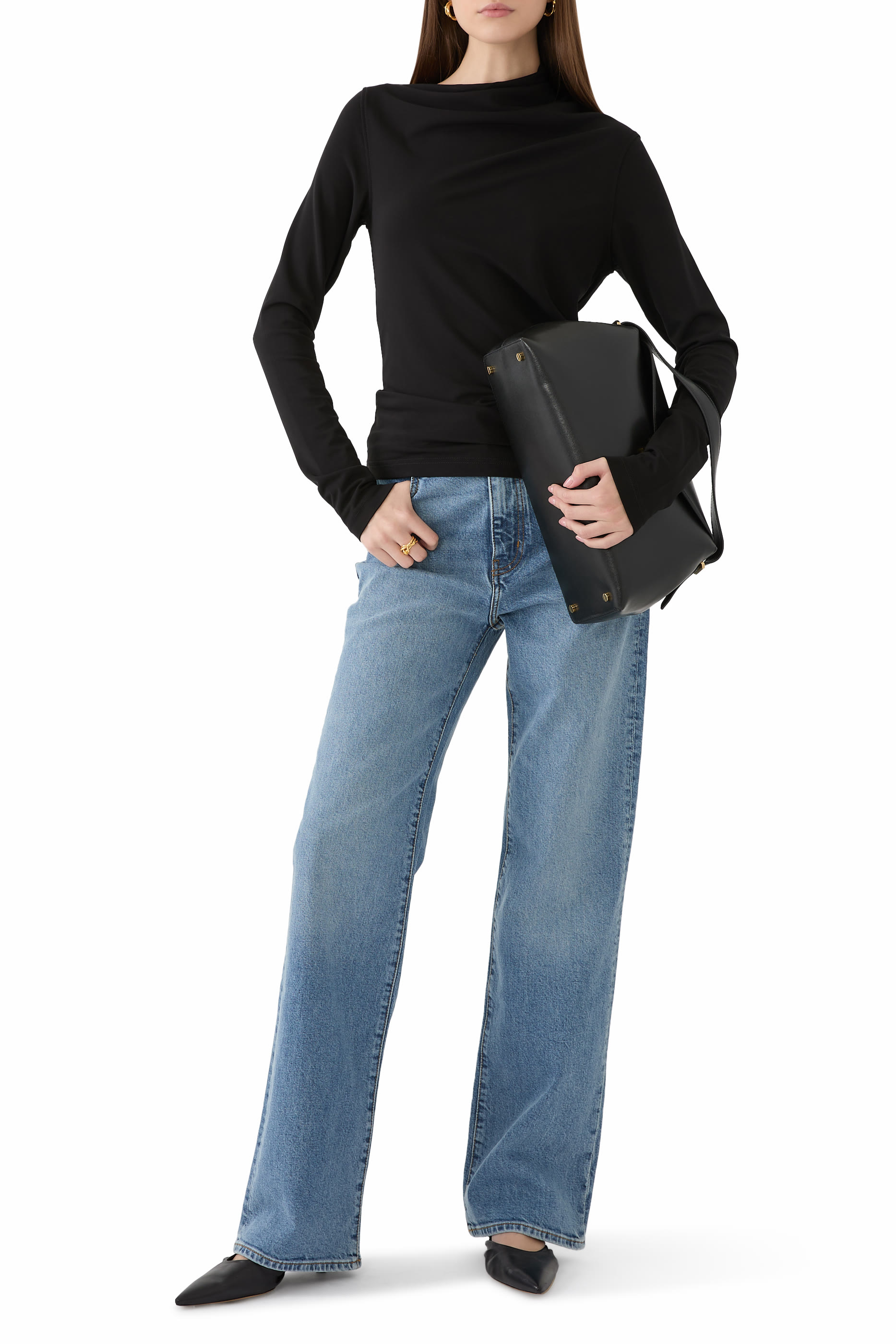 بلوزة درابيه جيرسيه