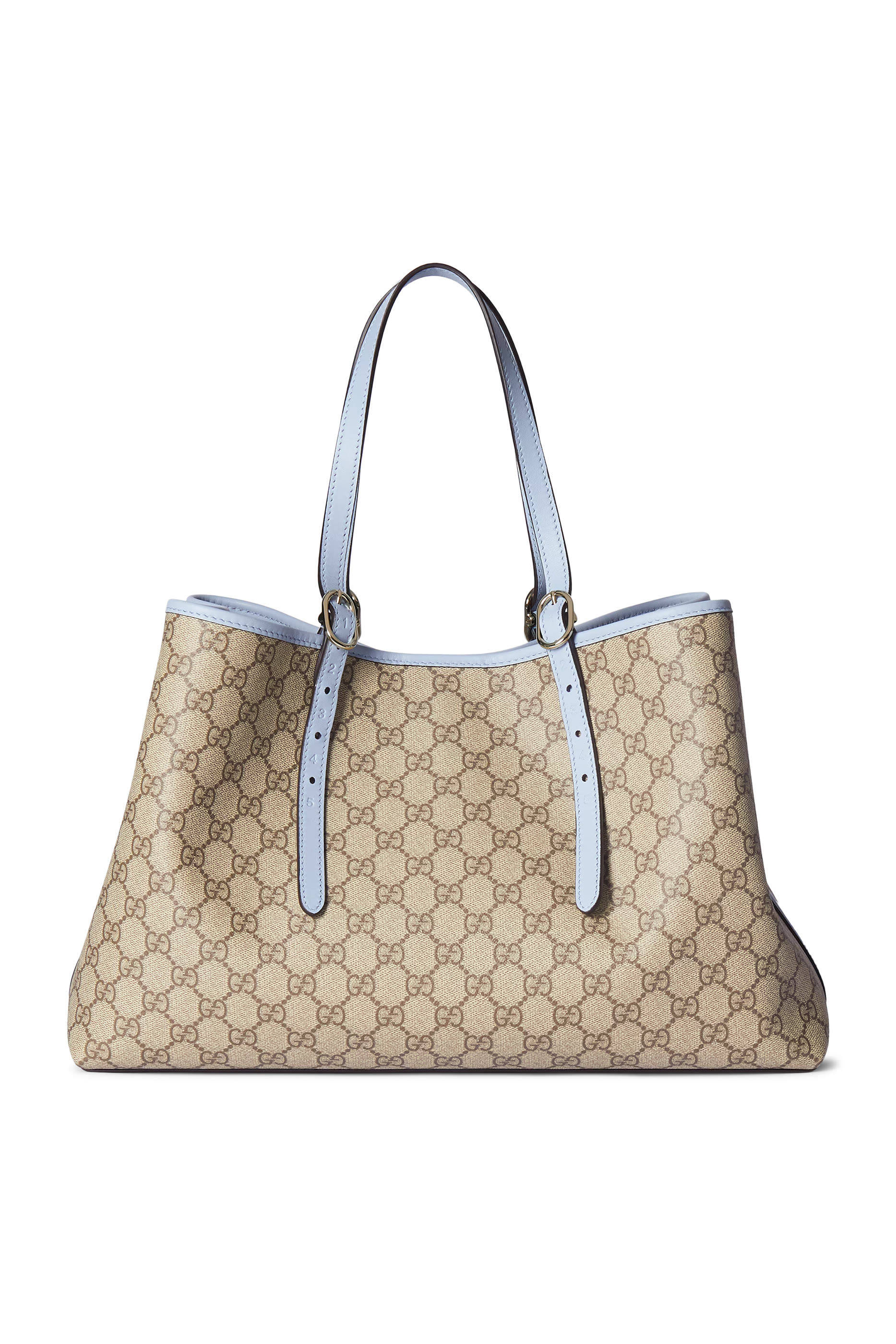 حقيبة يد كبيرة بنقشة شعار حرفي الماركة