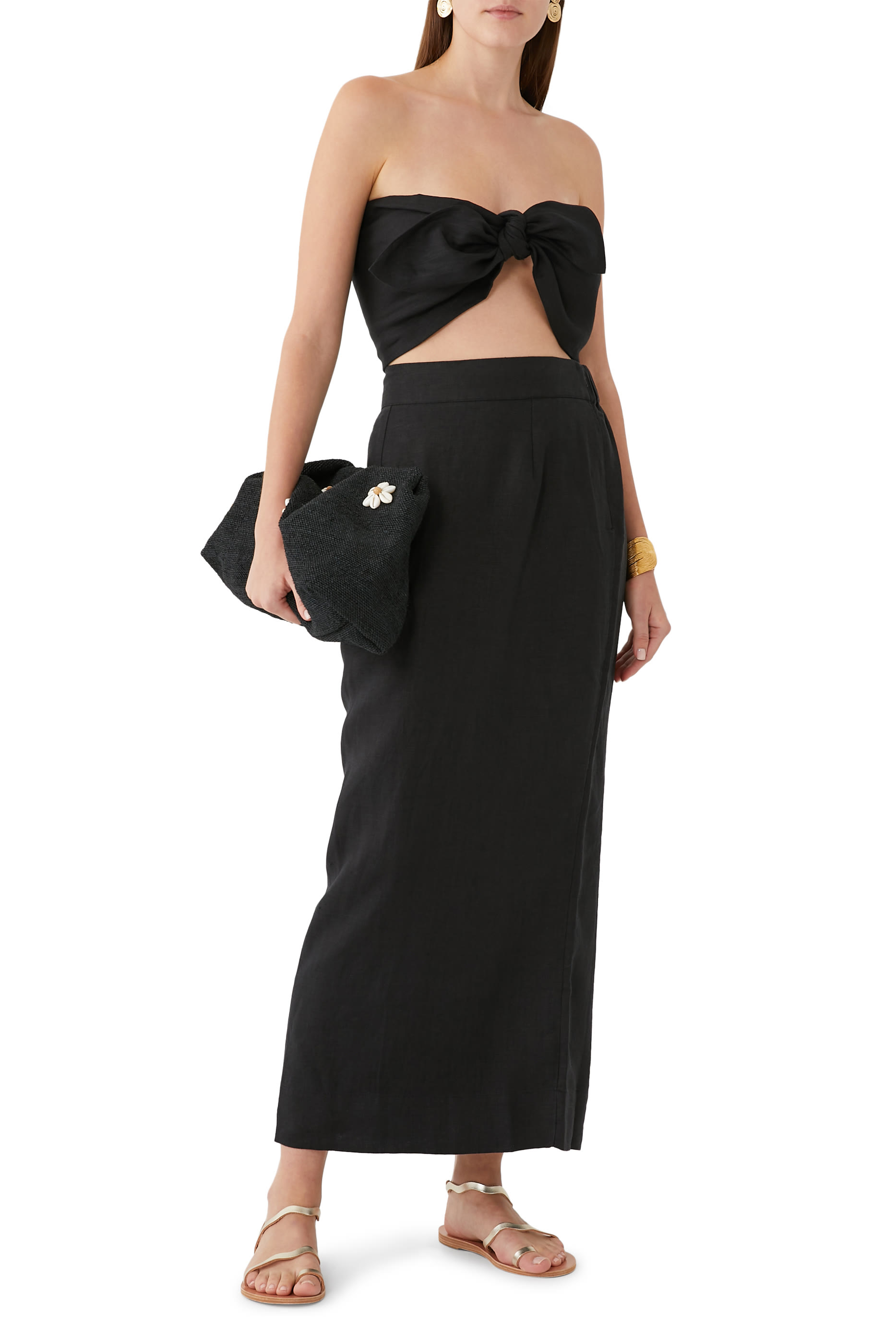 بلوزة ميكي بتصميم باندو كتان