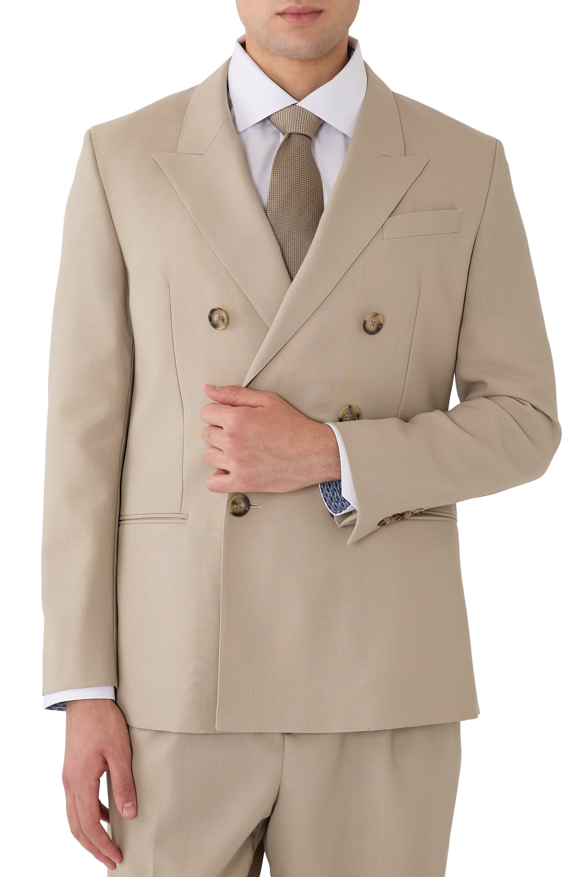 Pin-Dot Woven Silk Tie