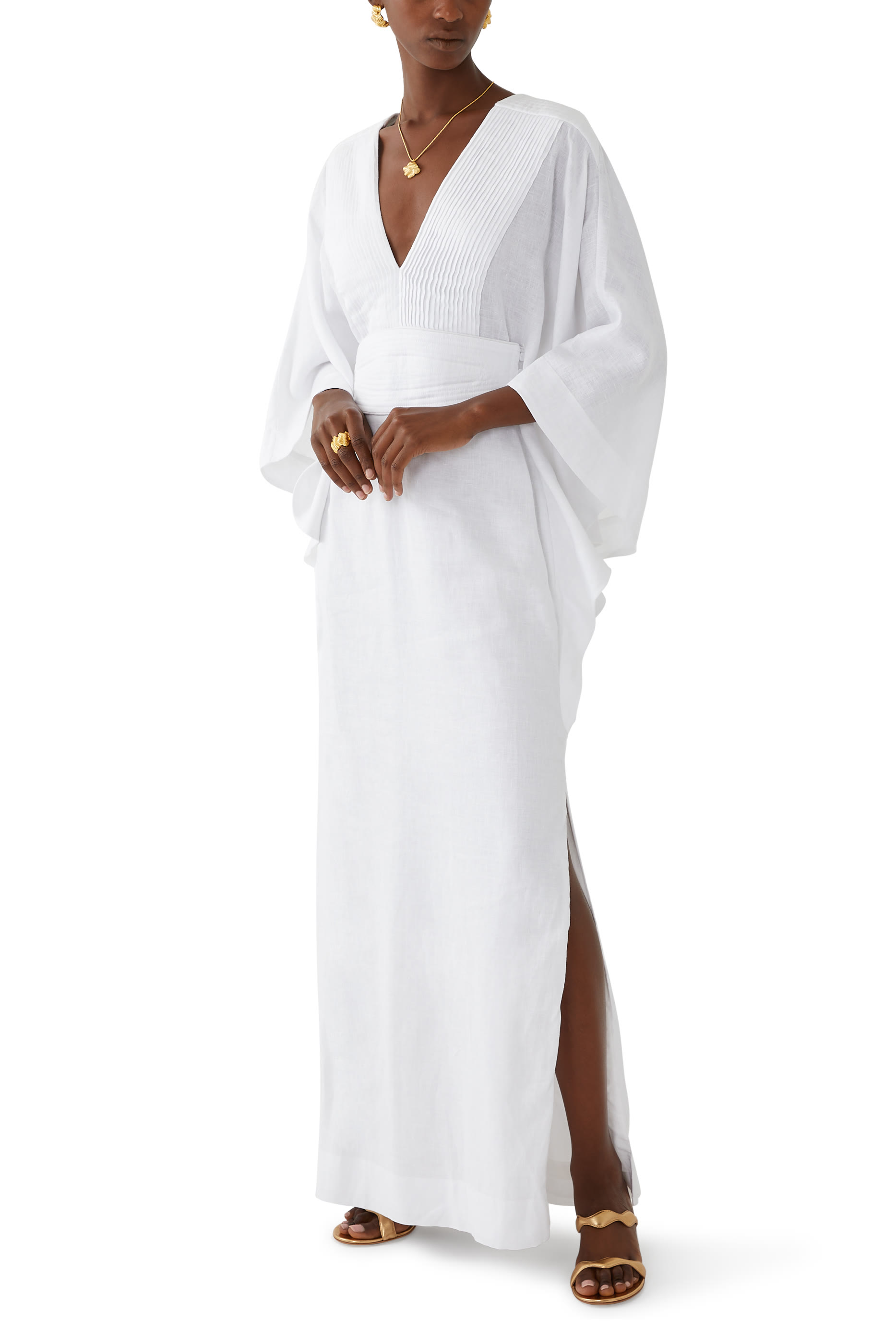 فستان فولار طويل