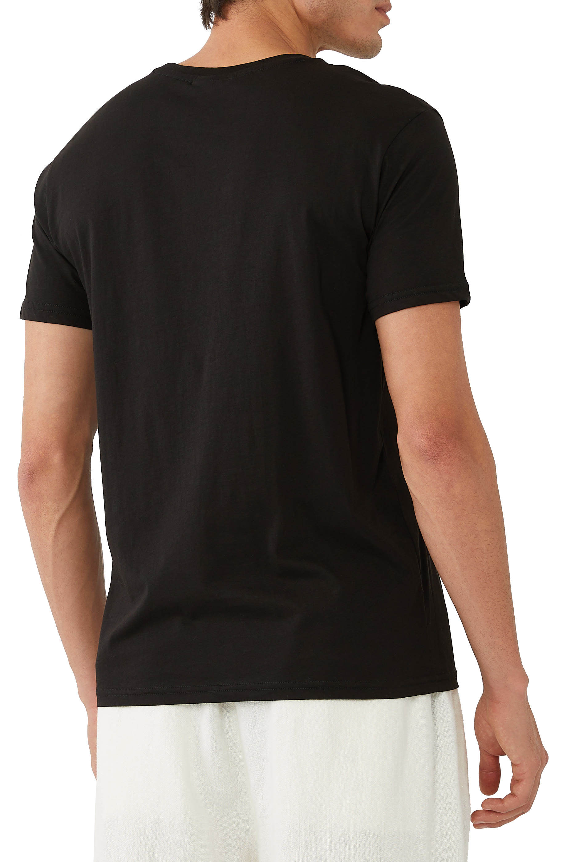 تيشيرت قطن بشعار الماركة