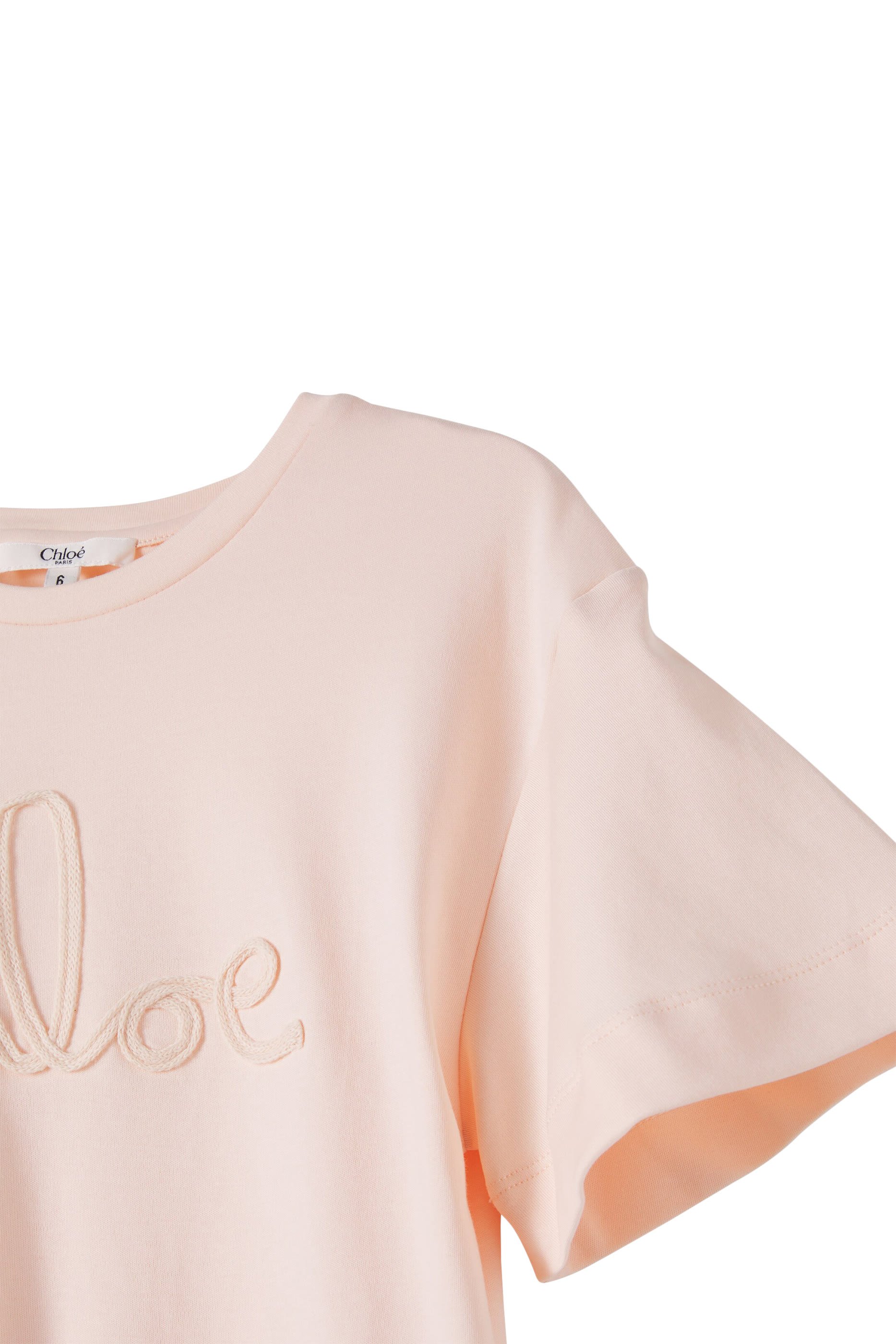 تيشيرت مطرز بشعار الماركة للأطفال