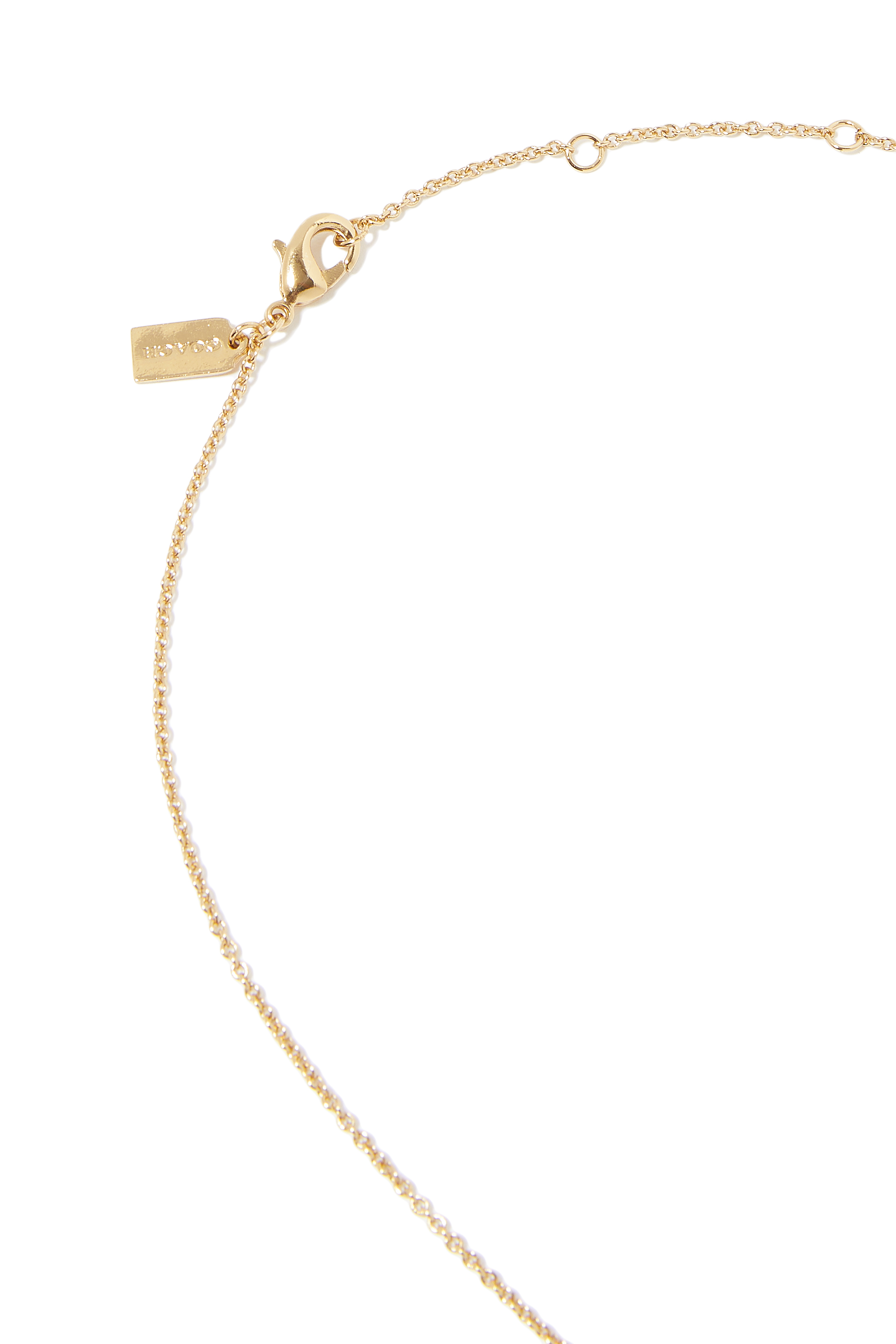 قلادة اوبن بدلاية بتصميم دائري مزينة بحجر