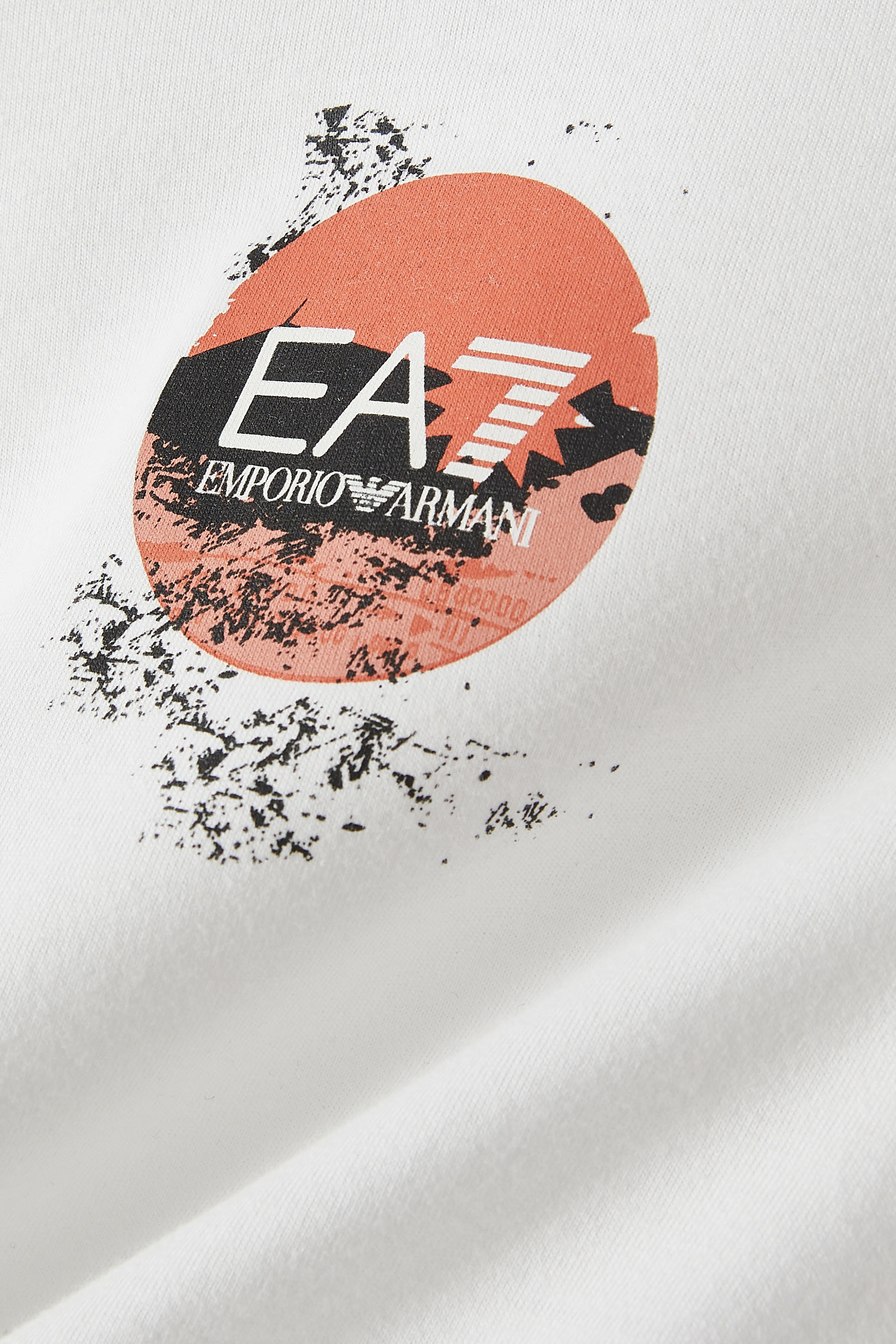 تيشيرت بشعار الماركة قطن للأطفال