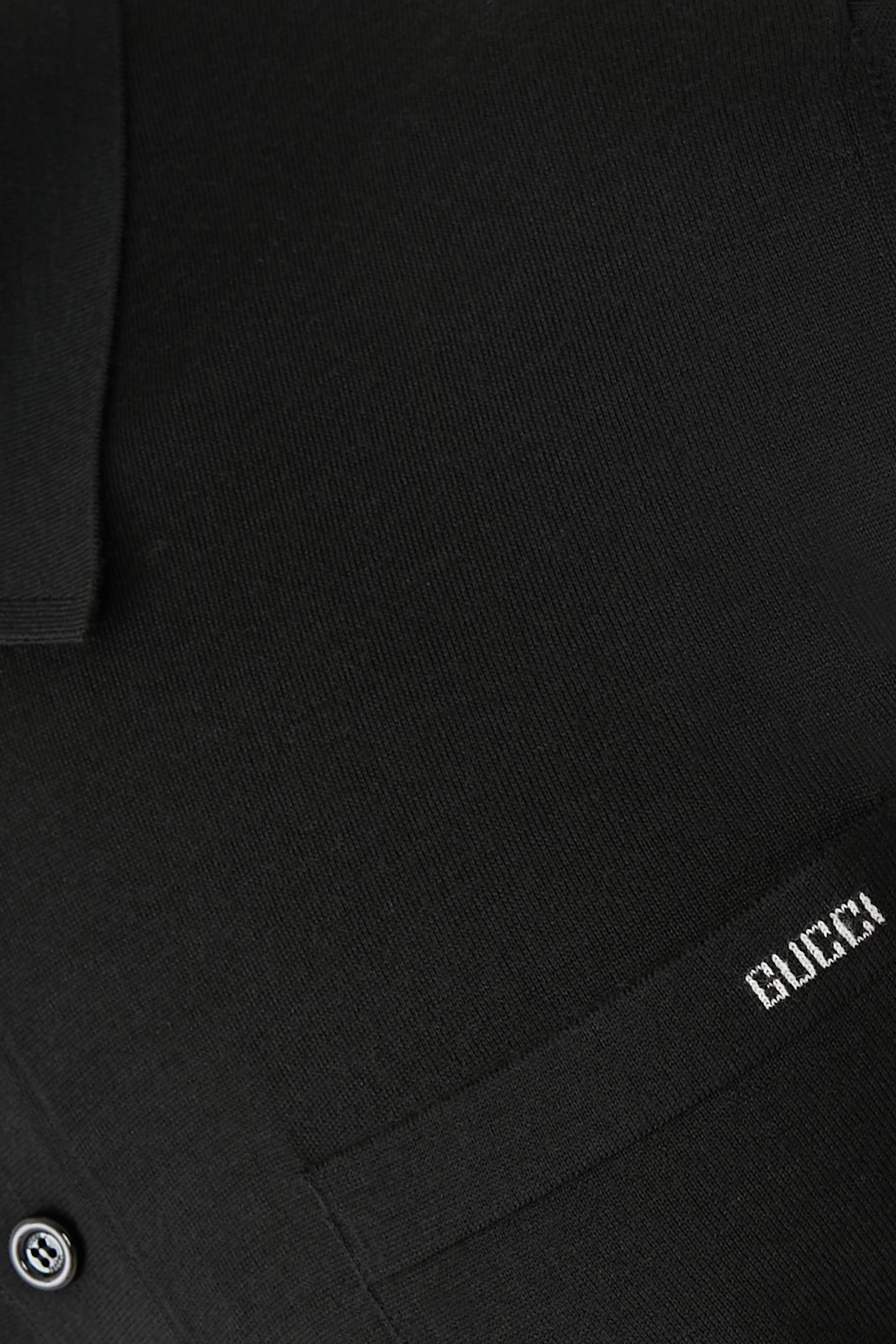 قميص بولو بشعار الماركة صوف