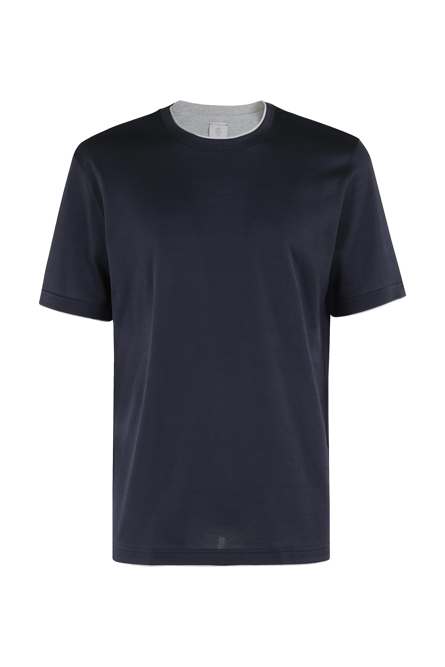 تيشيرت بياقة ضيقة قطن جرسييه