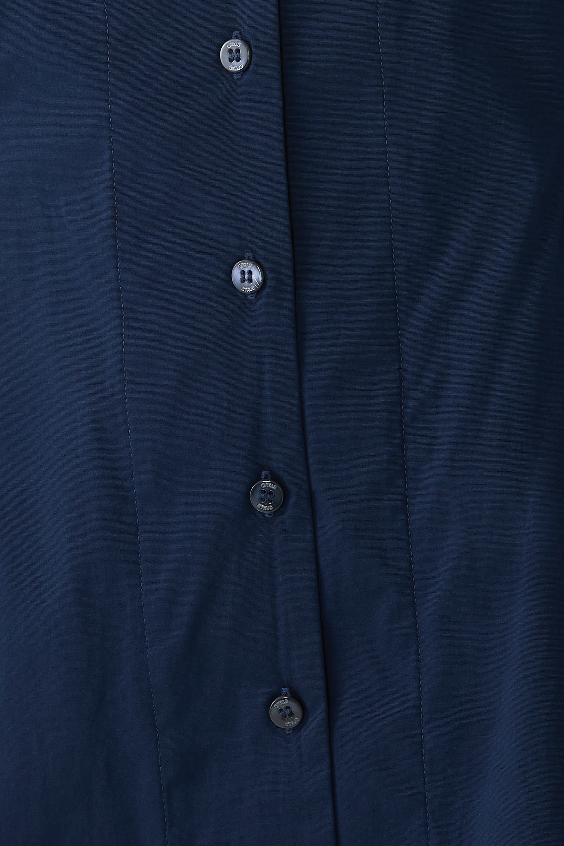 فستان إيل متوسط ​​الطول من مزيج القطن