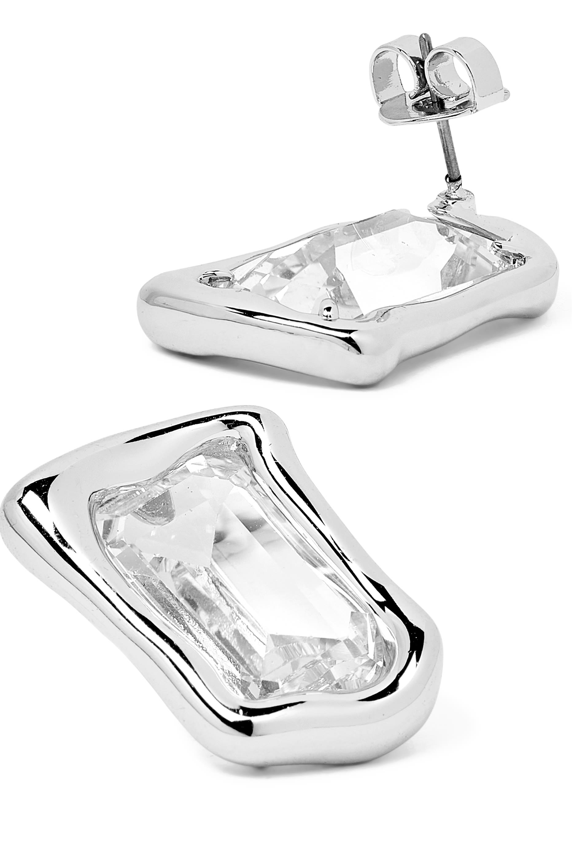 أقراط مولتن بحجر زجاجي