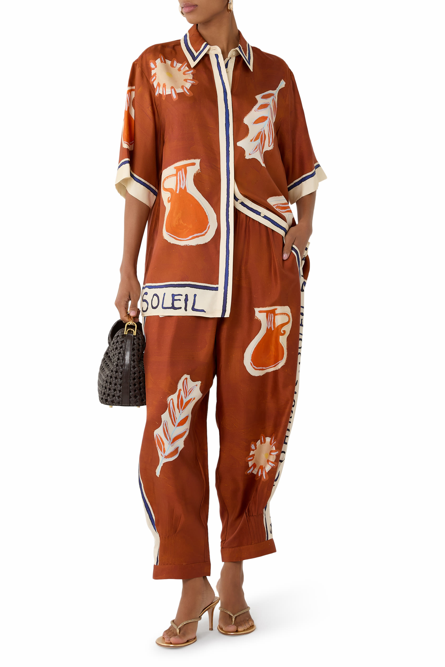 قميص سولاي دامور حرير