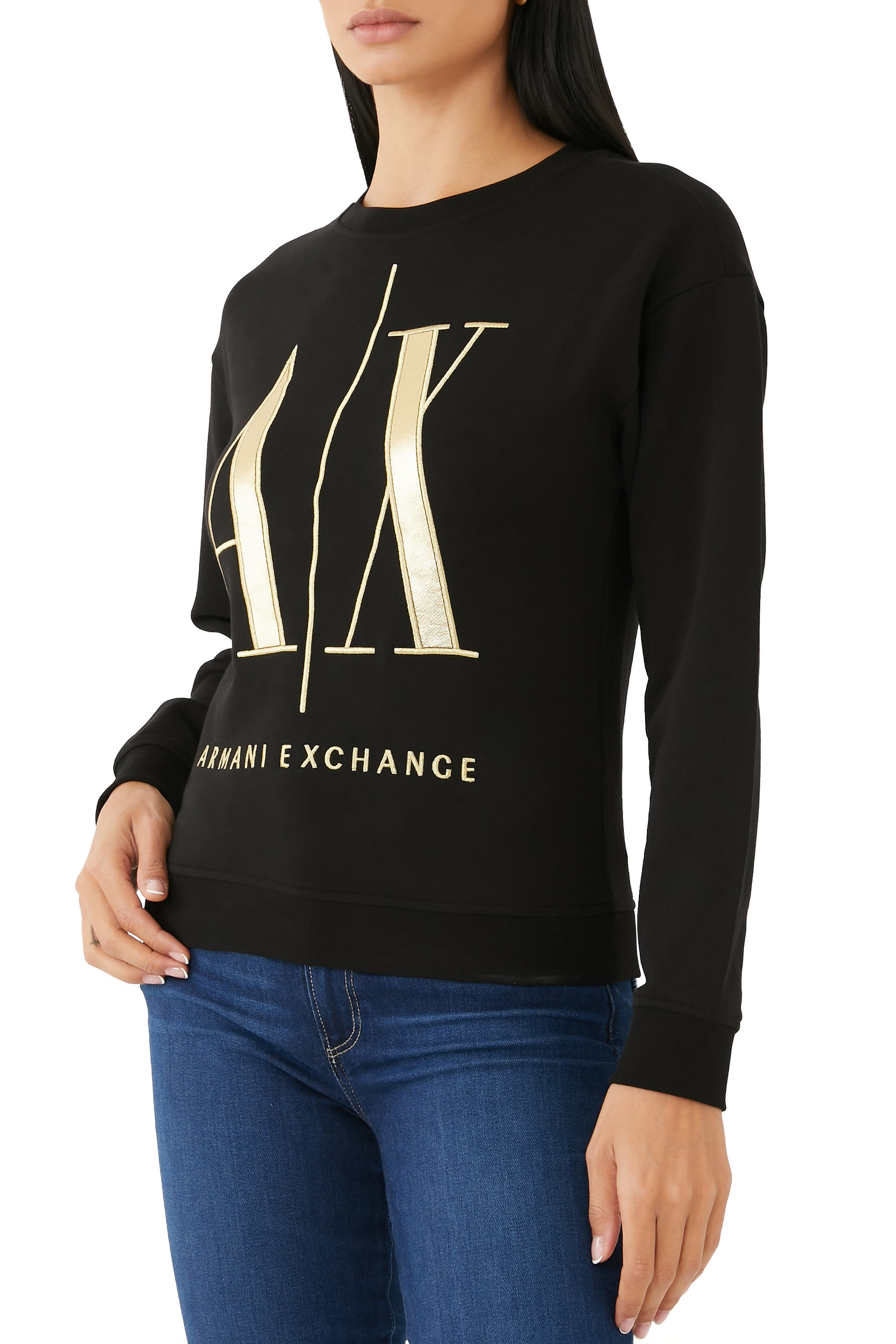 سويت شيرت بشعار الماركة