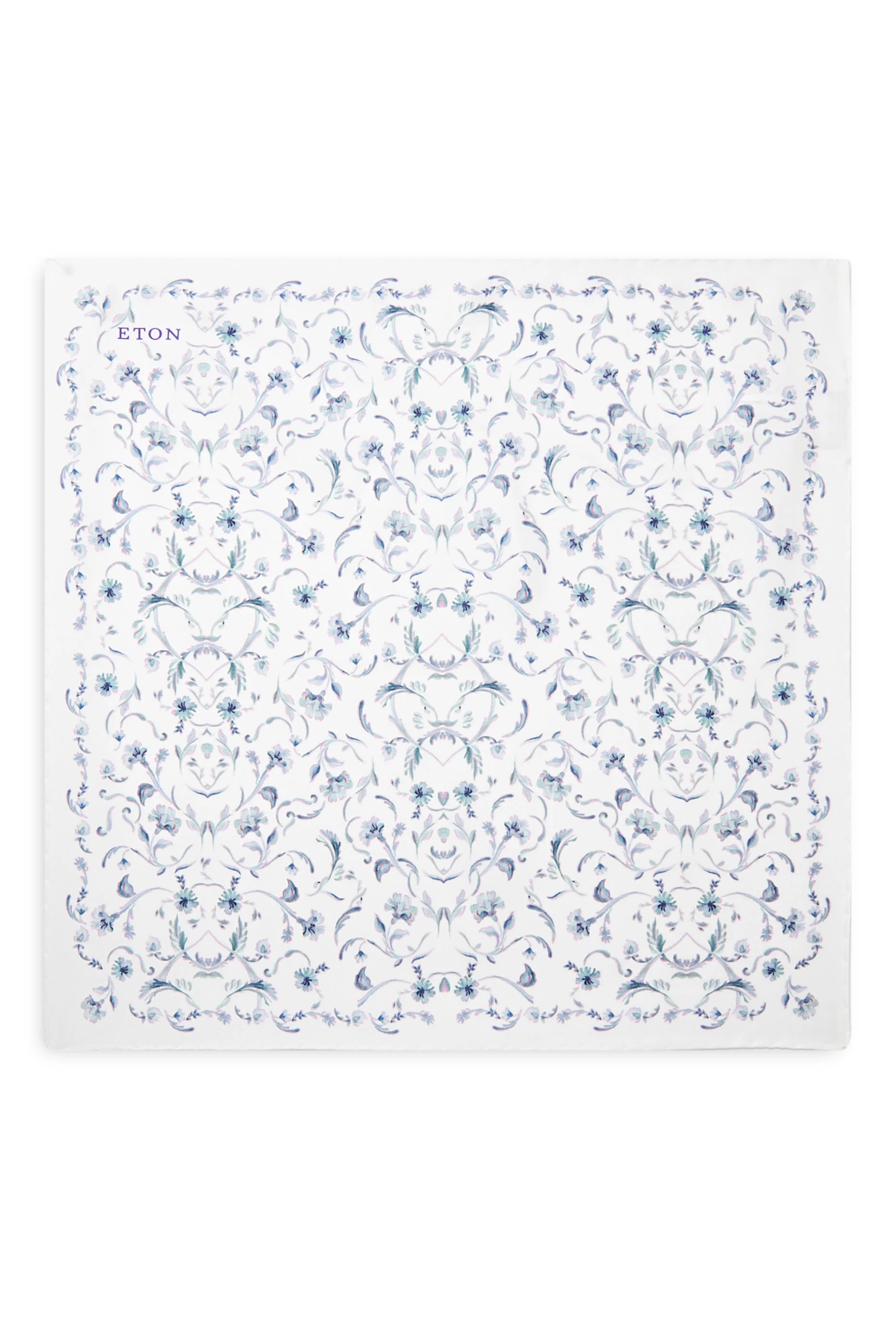 Multi-Floral Silk Pocket Square