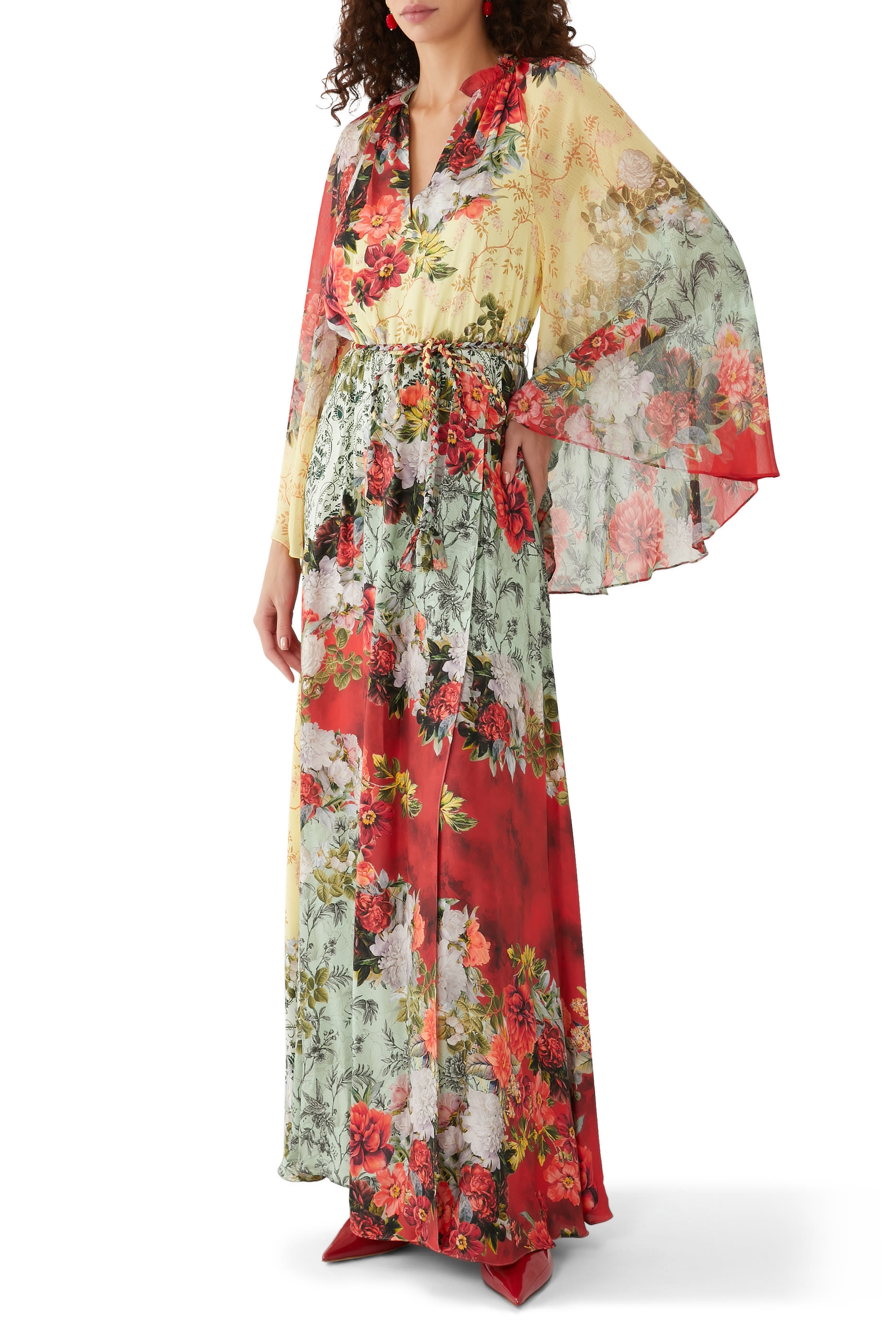 فستان طويل ماليندا بفتحة