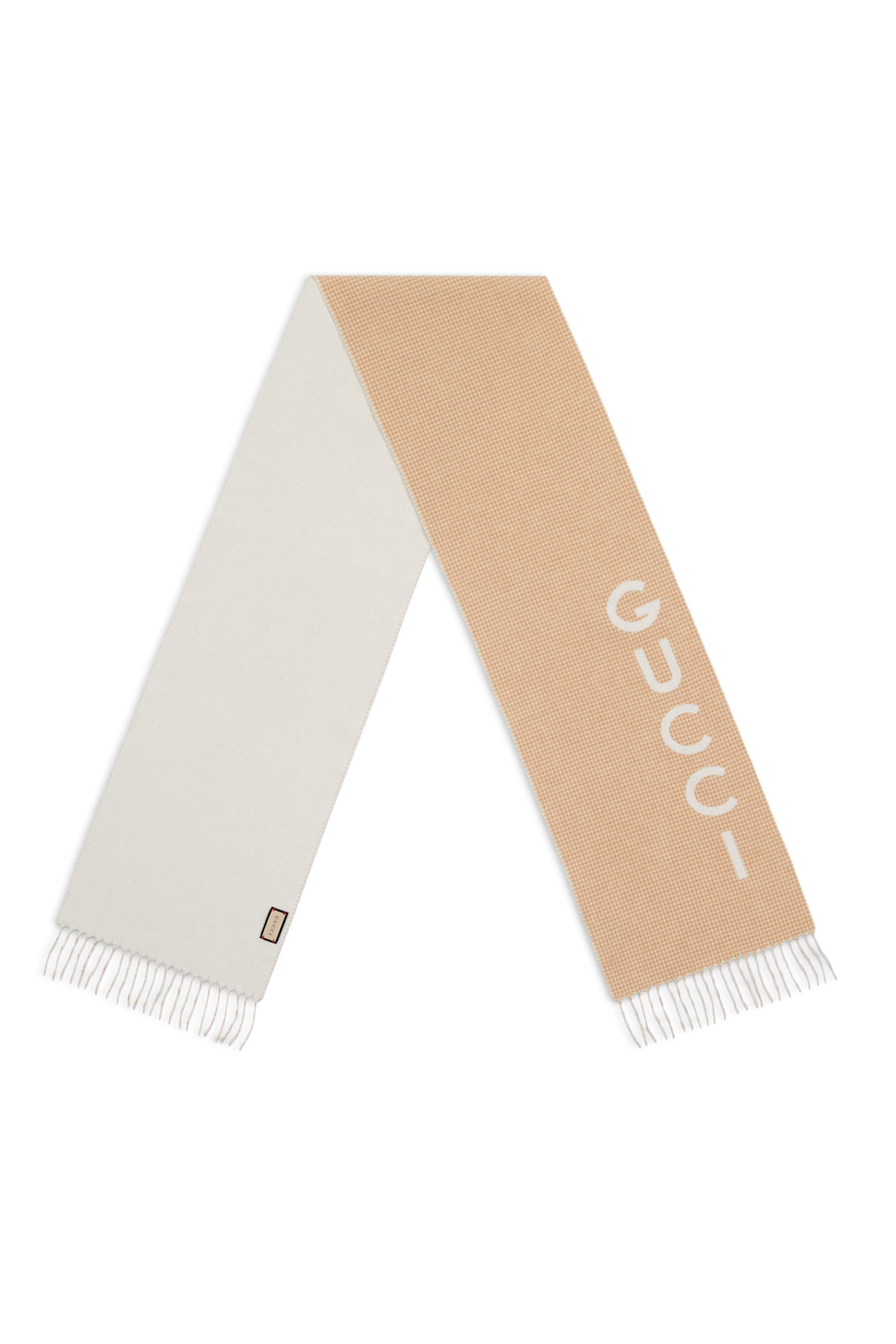 وشاح بطبعة شعار الماركة صوف كشمير