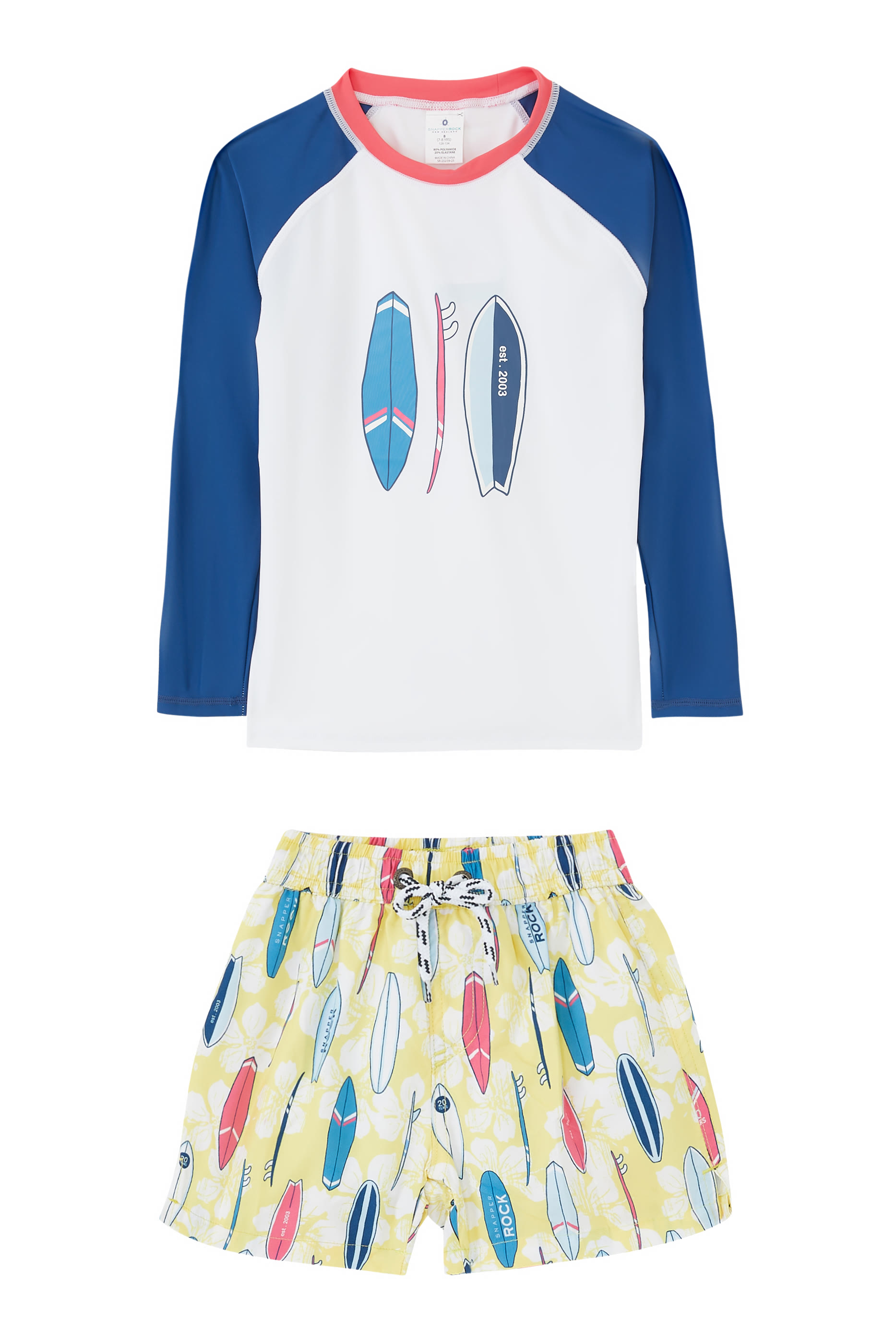 طقم روك ذا بورد للأطفال بأكمام طويلة