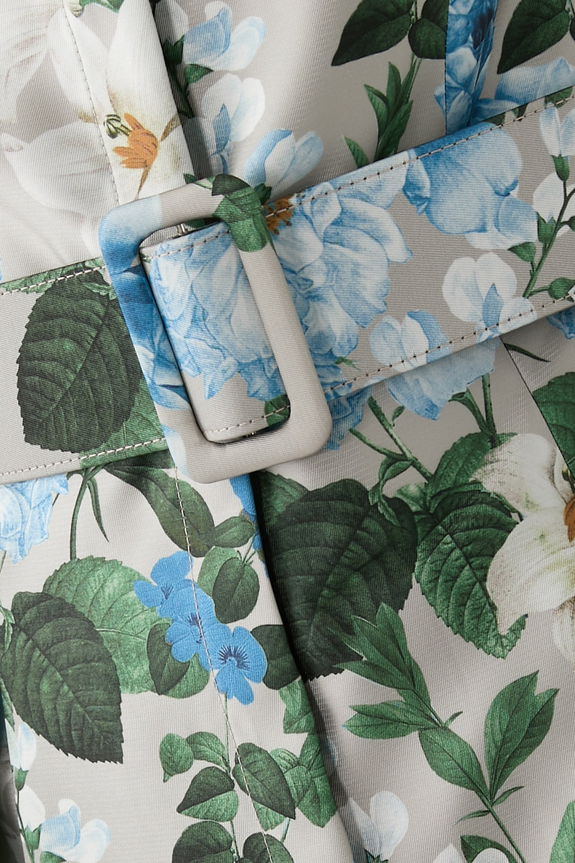 فستان سهرة مارتا بحزام ونقشة زهور