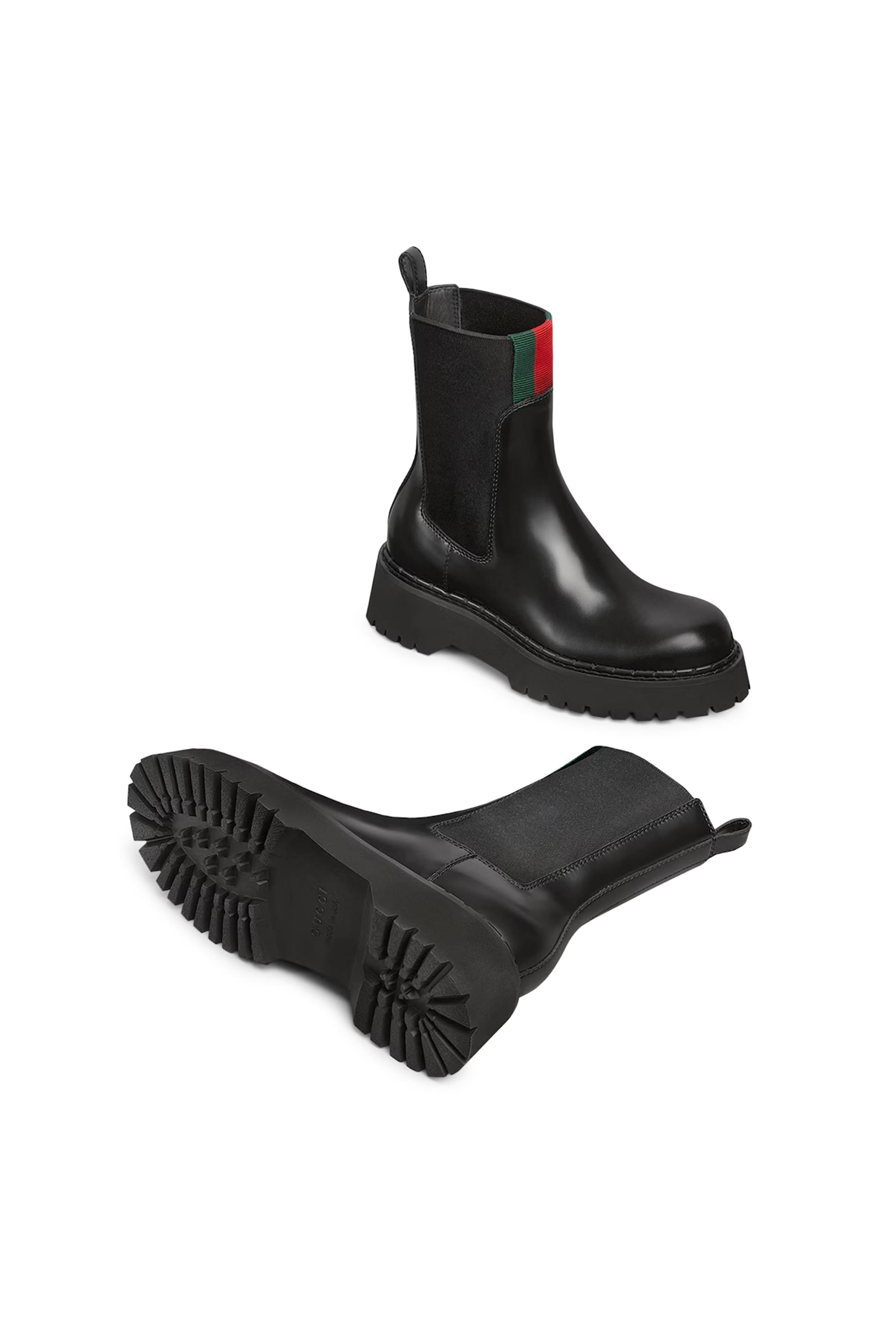 حذاء بوت بشريط ويب