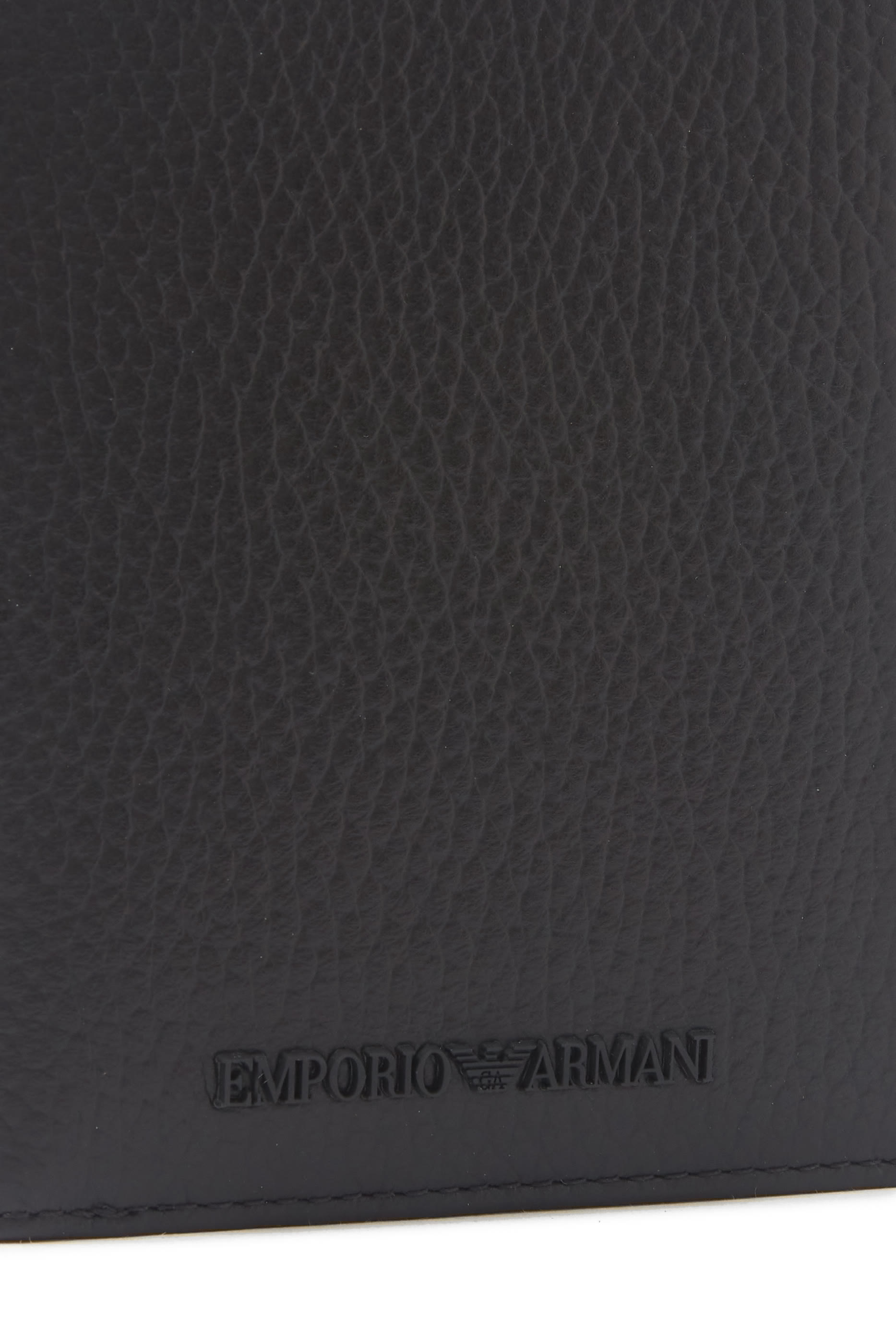 حافظة بطاقات ثنائية الطي بشعار الماركة