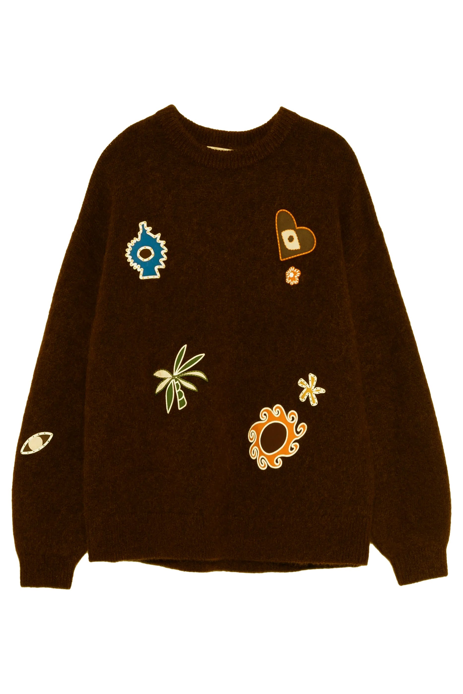 كنزة ماروك منسوجة مطرزة 