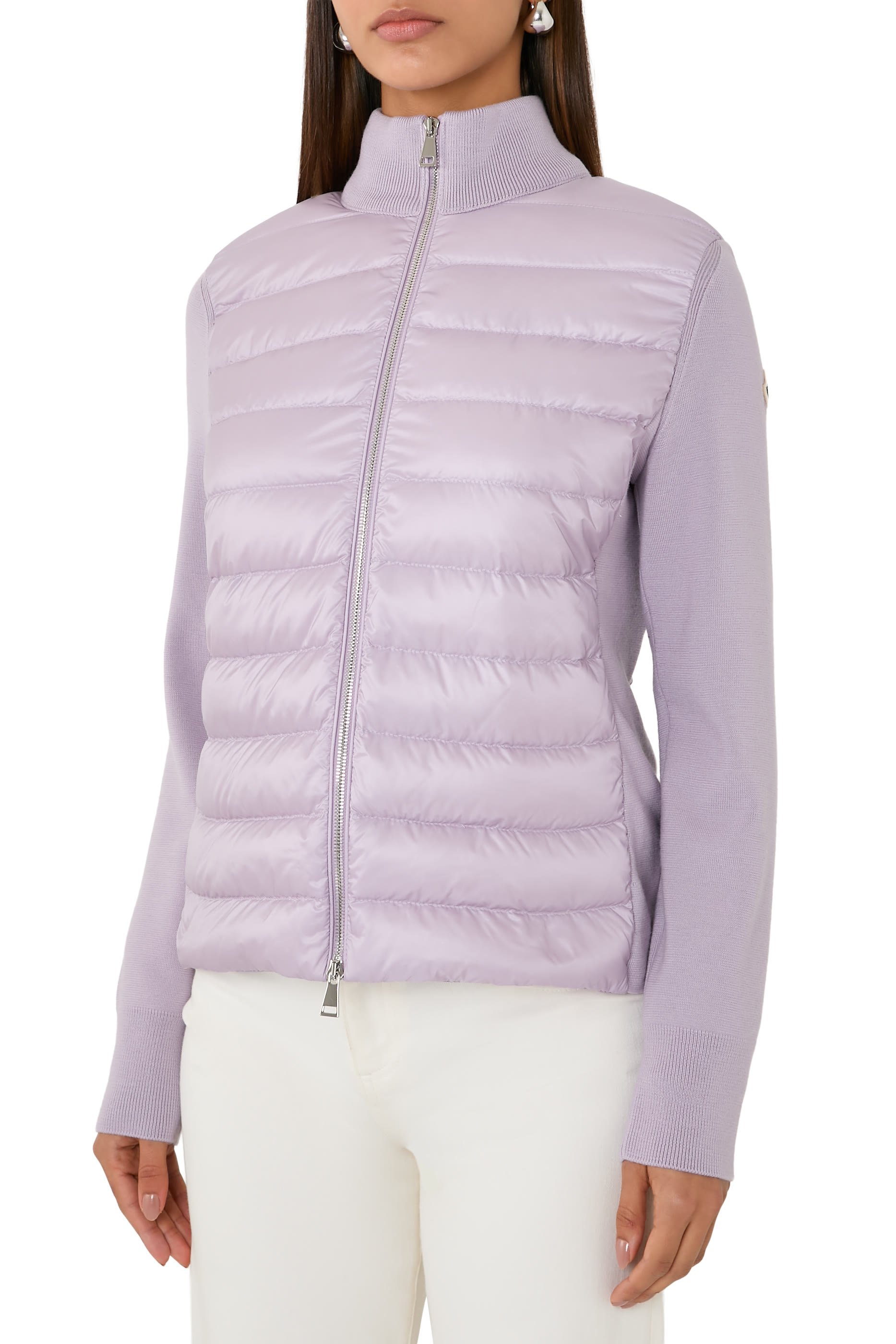 كارديجان مبطن بسحاب صوف