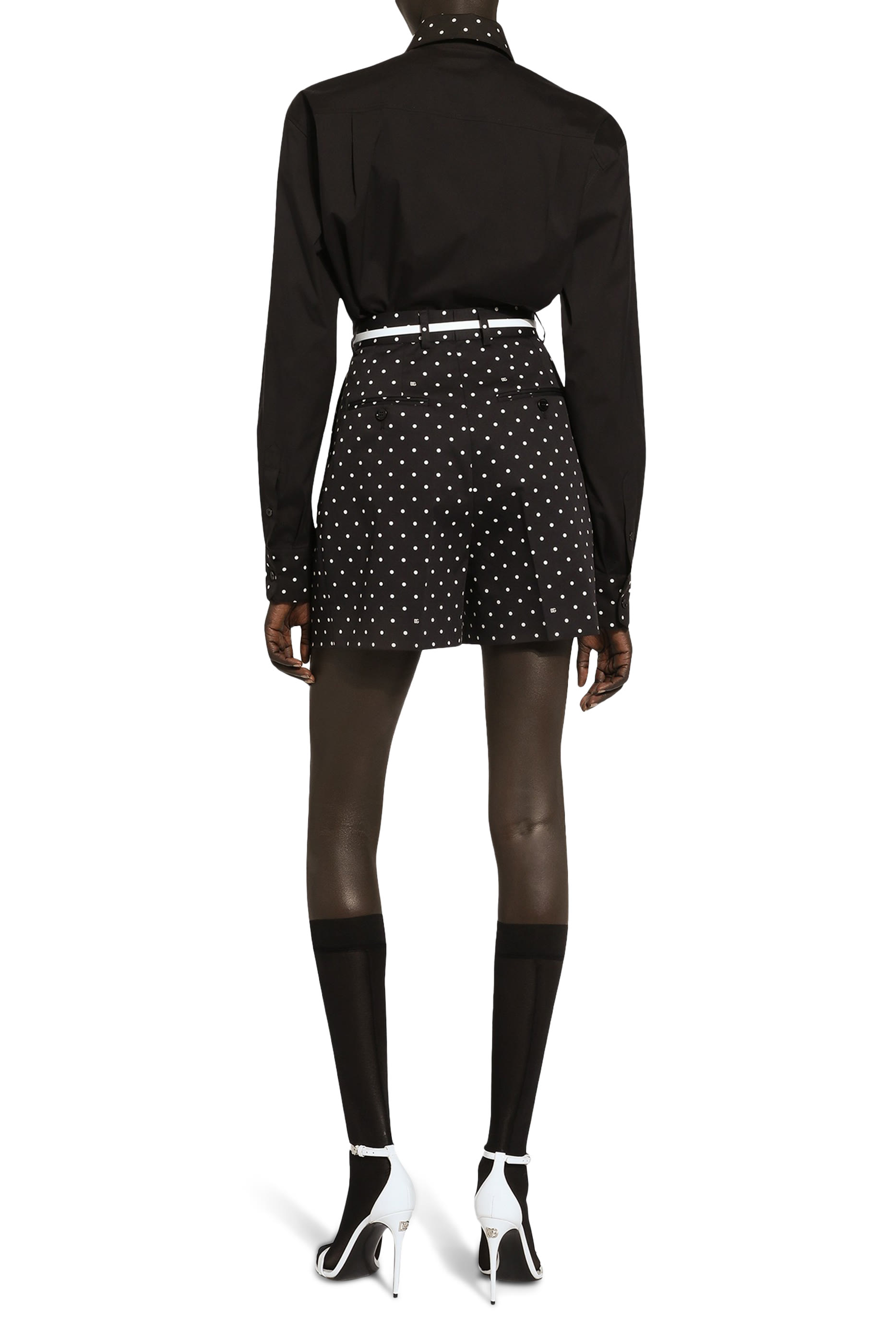 شورت قطن بنقشة نقاط