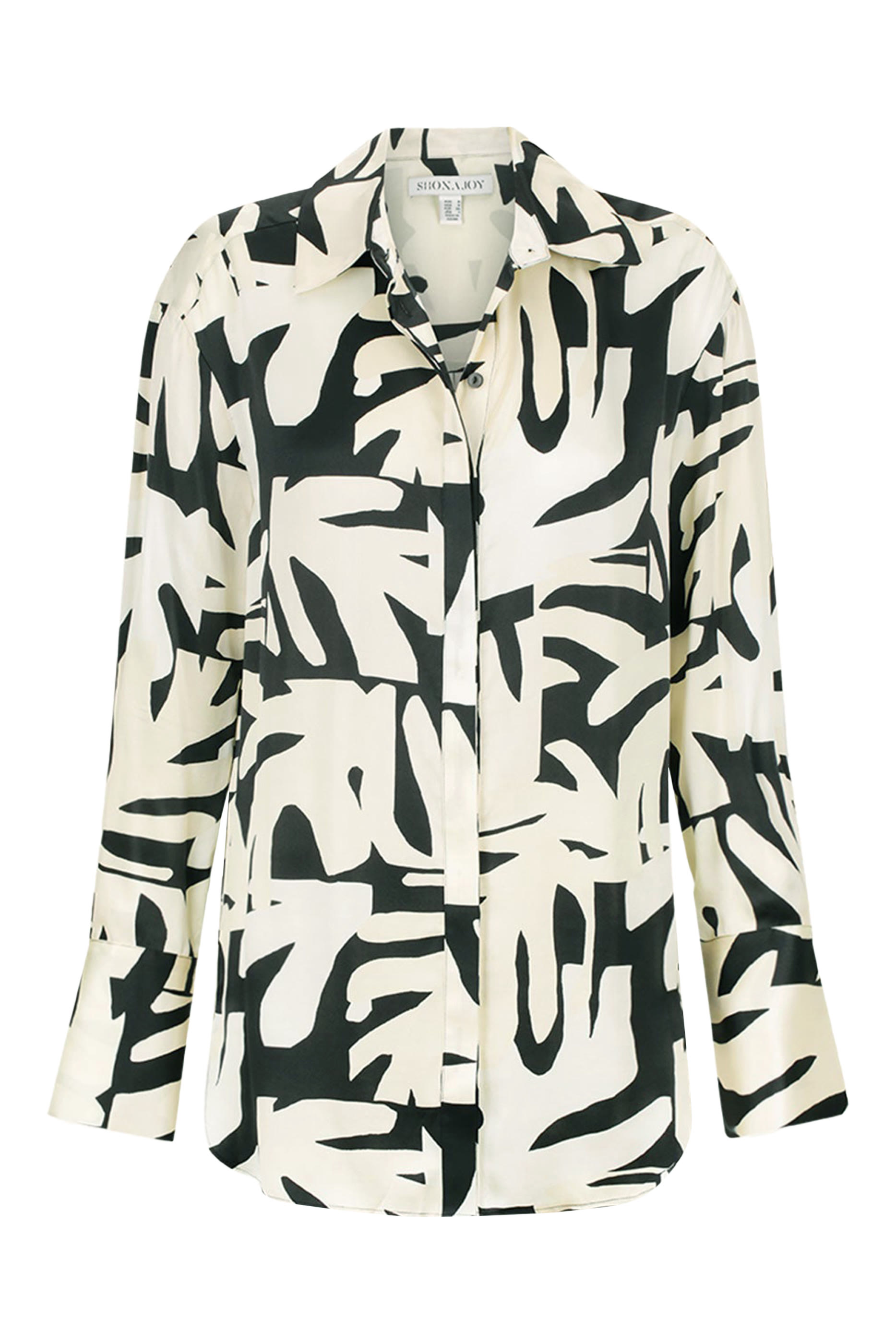 قميص مايكا بقصة مريحة حرير