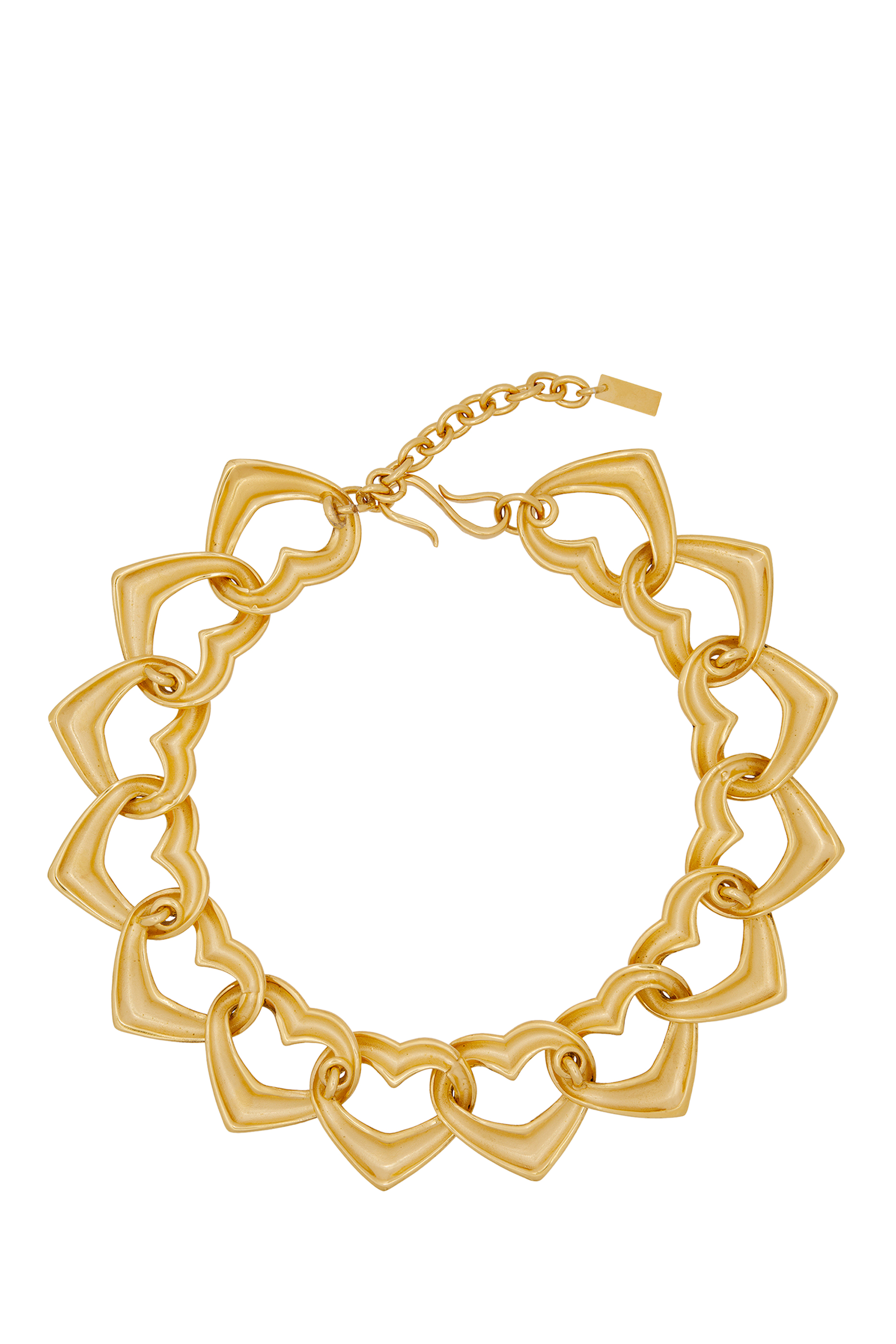 قلادة رقبة بتصميم قلوب متعددة