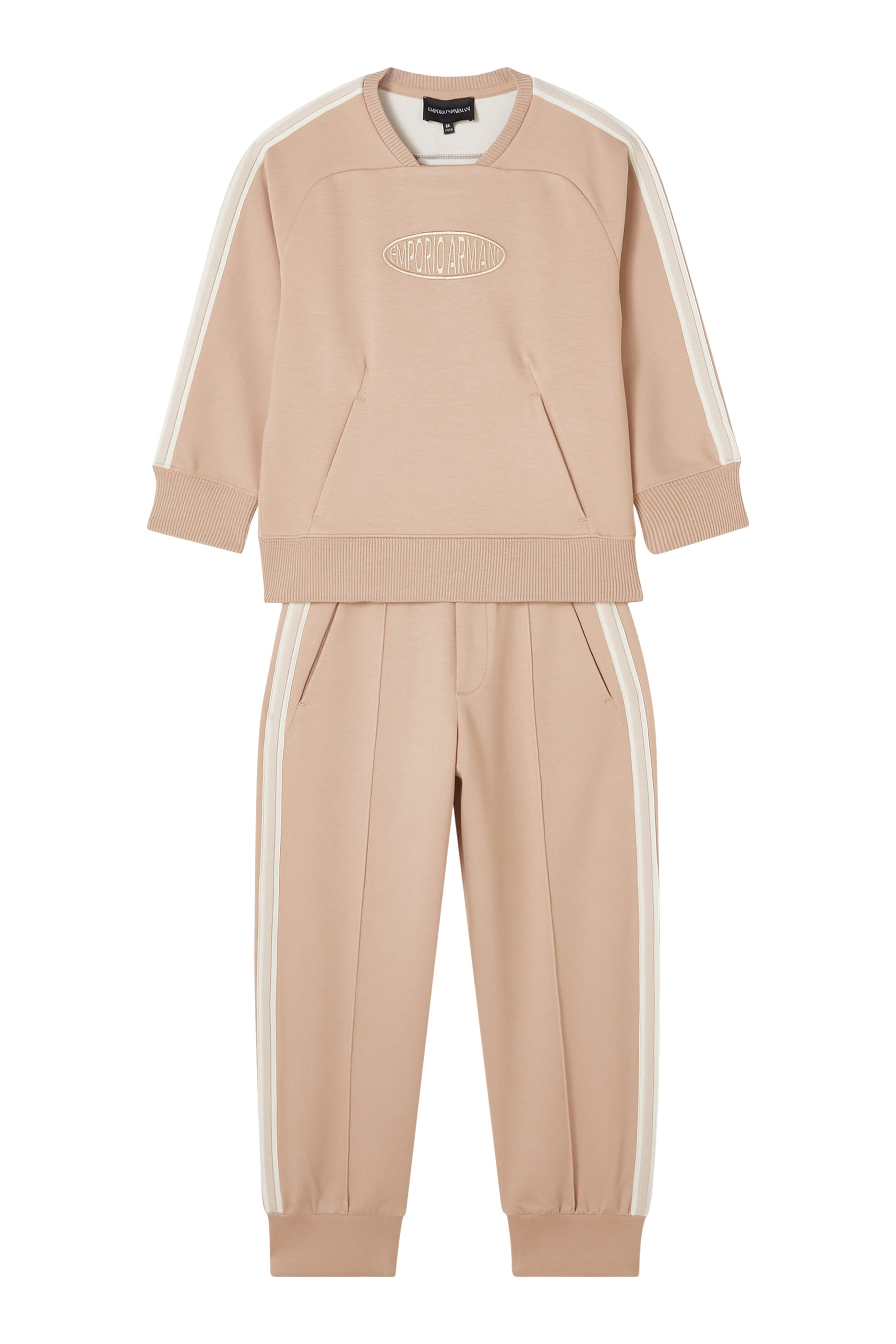  بنطال رياضي مزين بشعار الماركة للأطفال