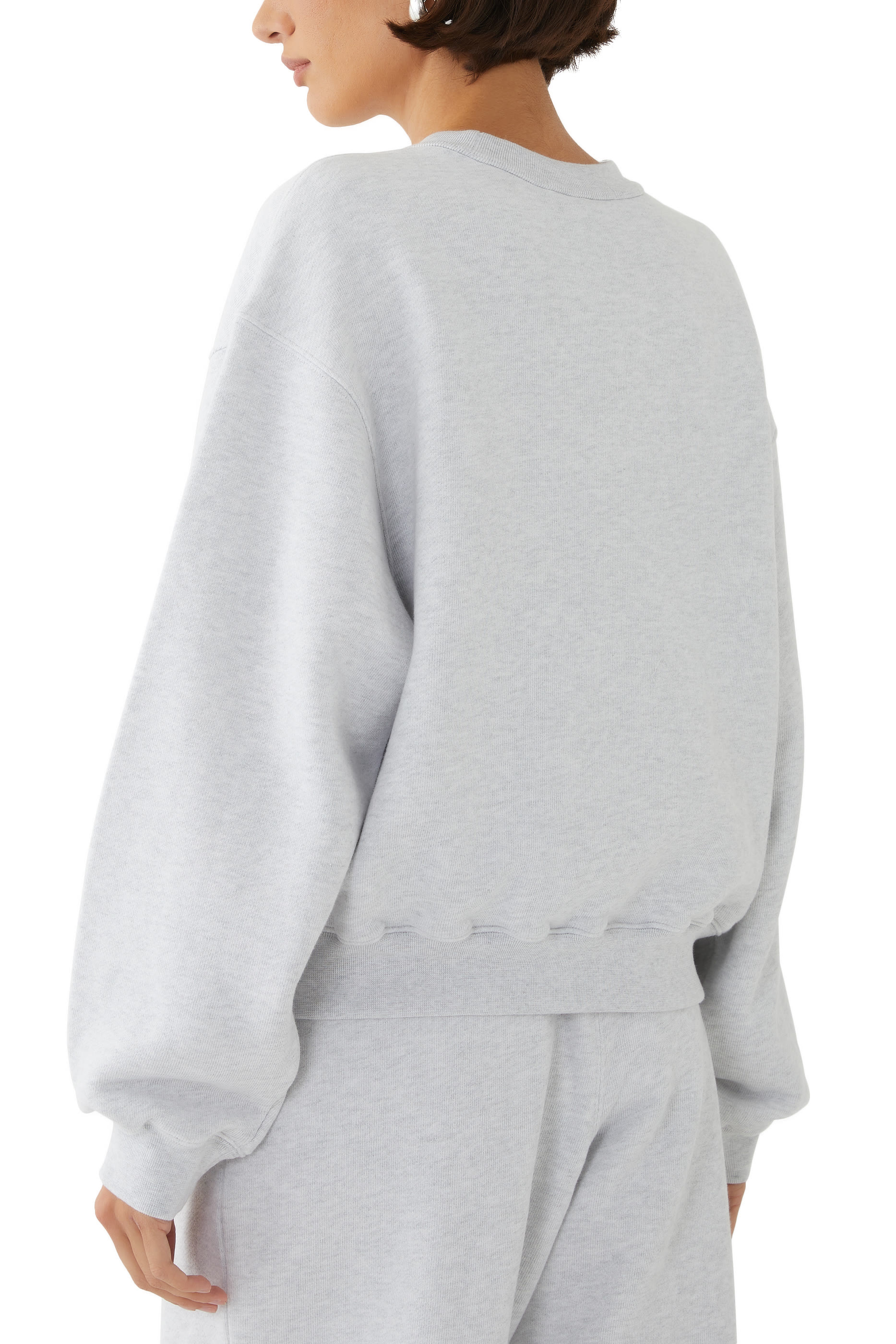 سويت شيرت ايسنشال بياقة ضيقة تيري