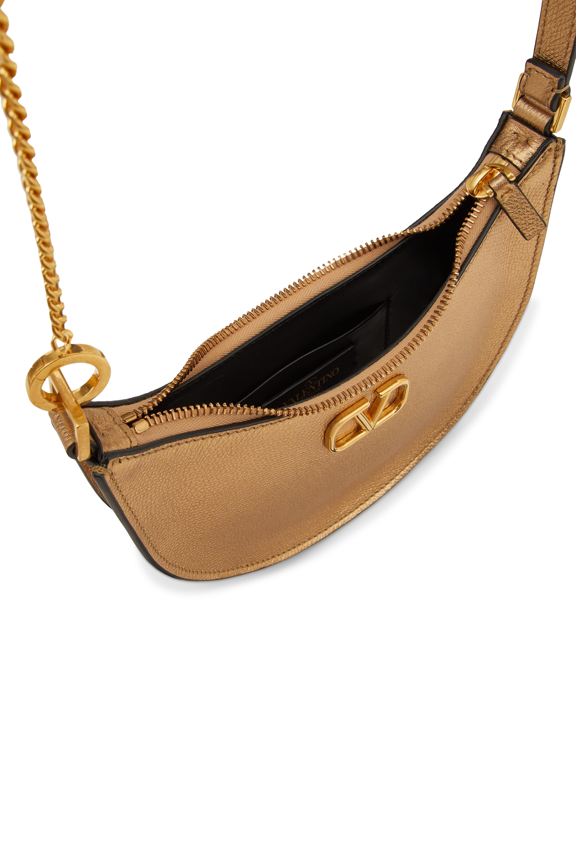  Mini VLogo Signature Hobo Bag