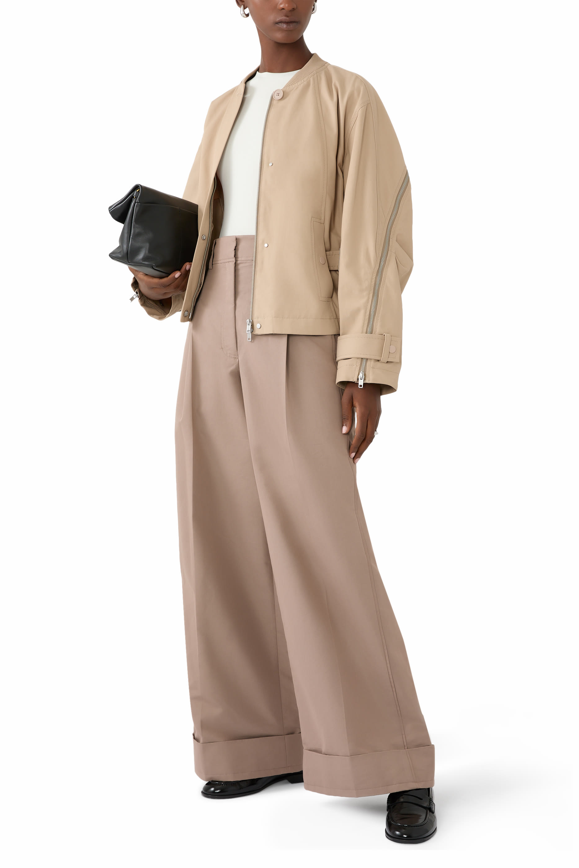 جاكيت بومبر بسحاب وظهر كوكون