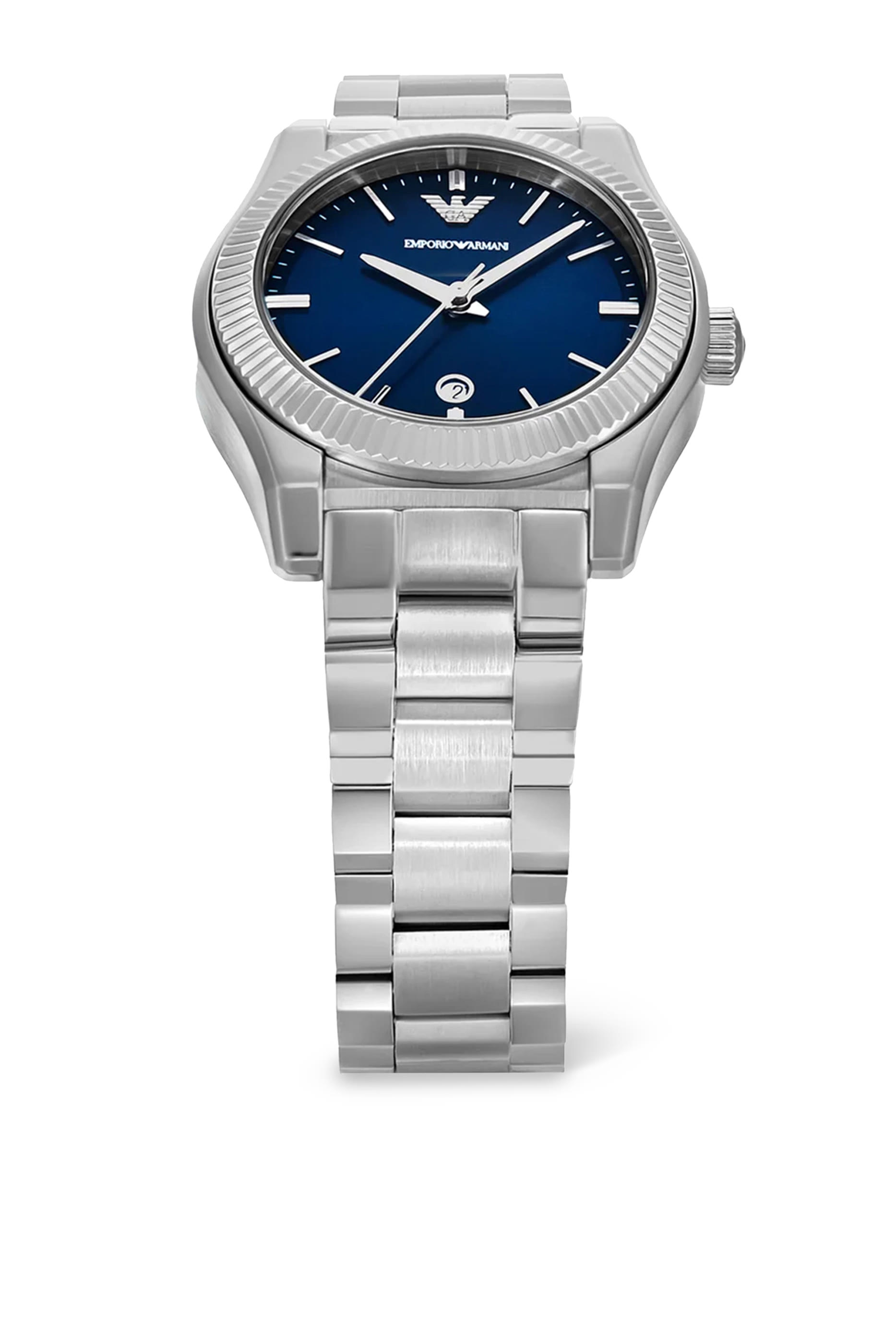 ساعة بثلاث عقارب ستانلس ستيل