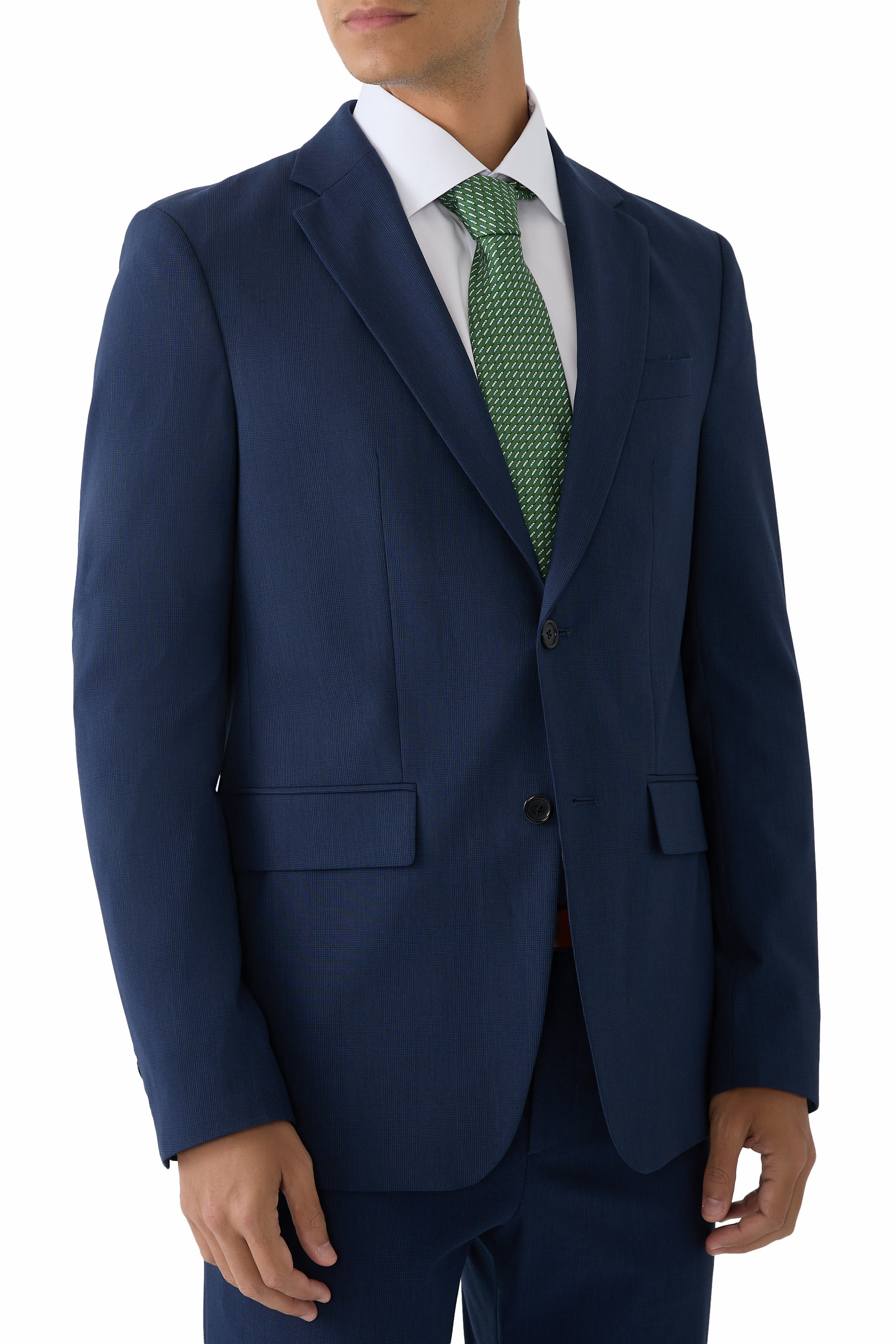 ربطة عنق بنقشة هندسية منسوجة حرير