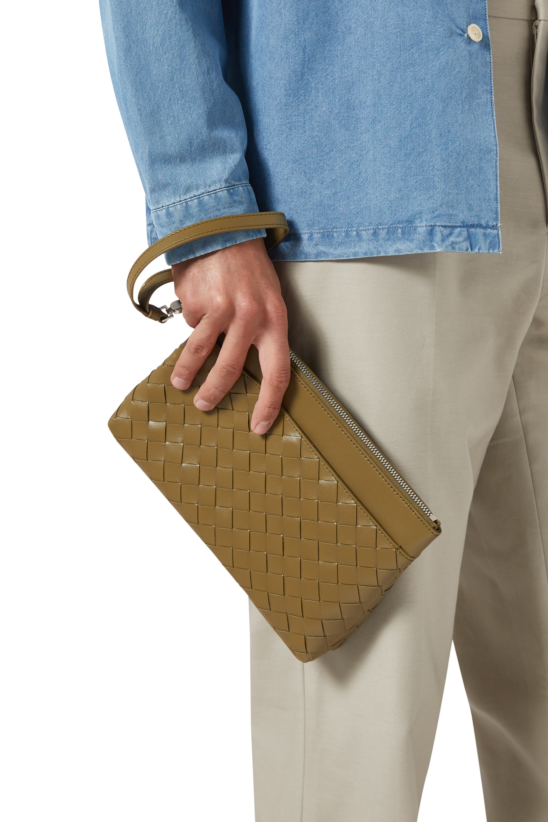 Intrecciato Prism Pouch