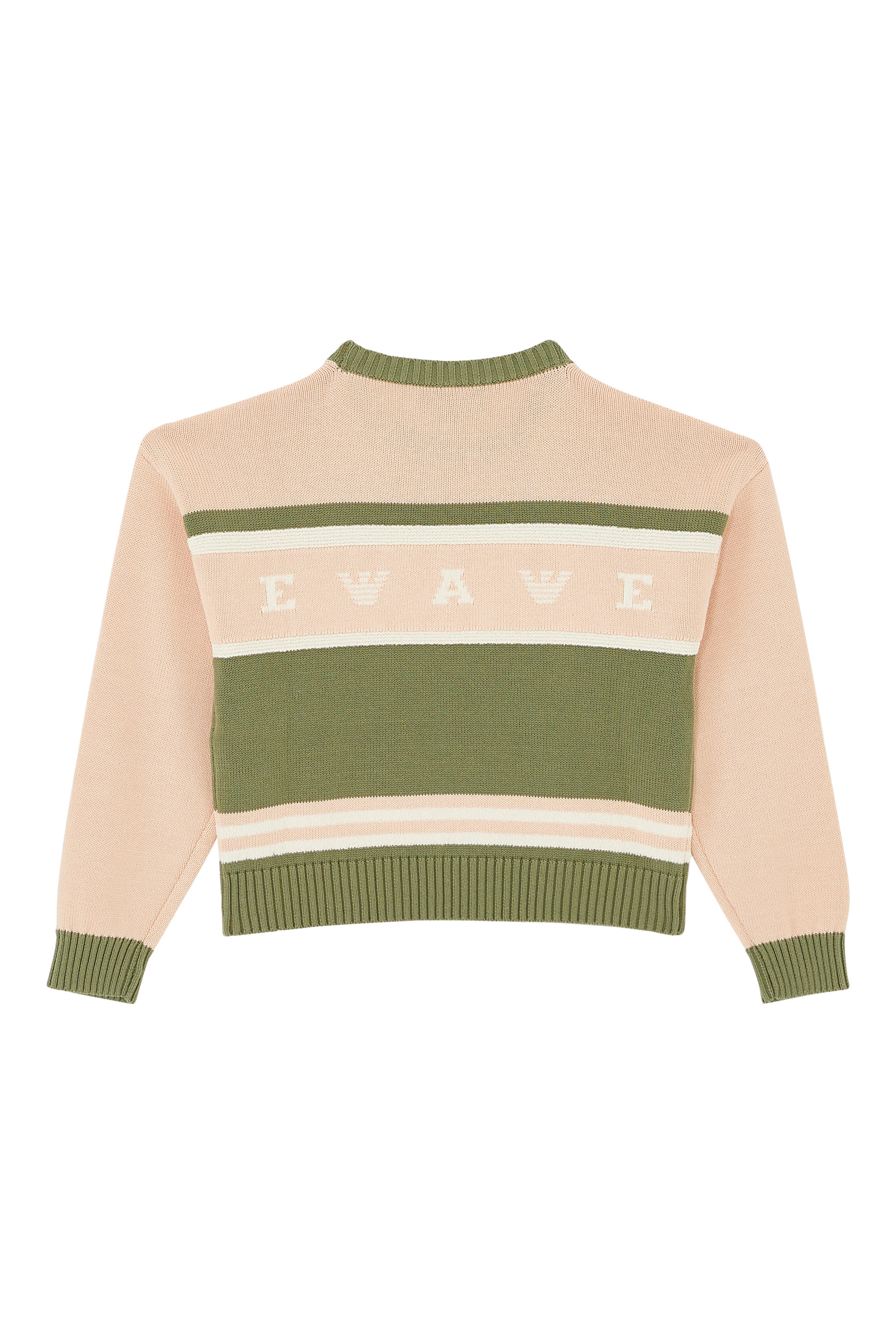 كنزة للأطفال بطبعتي شعار الماركة