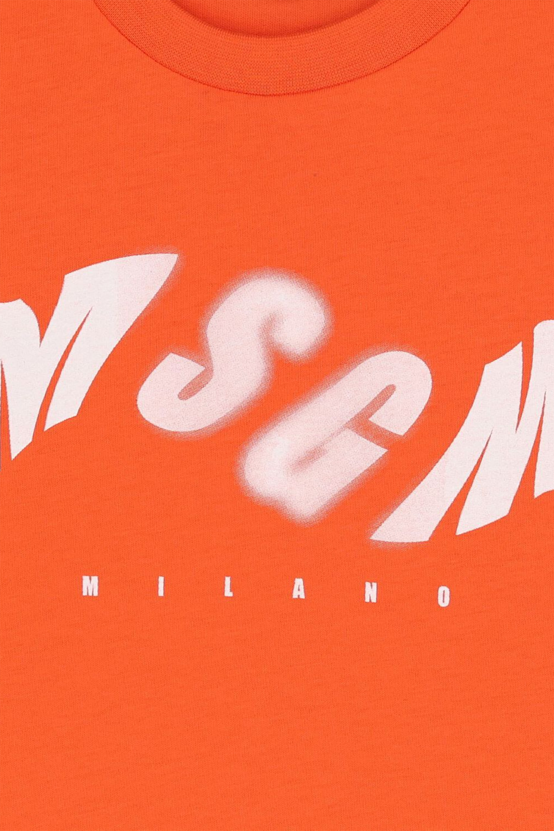 تيشيرت بطبعة شعار الماركة غرافيك للأطفال