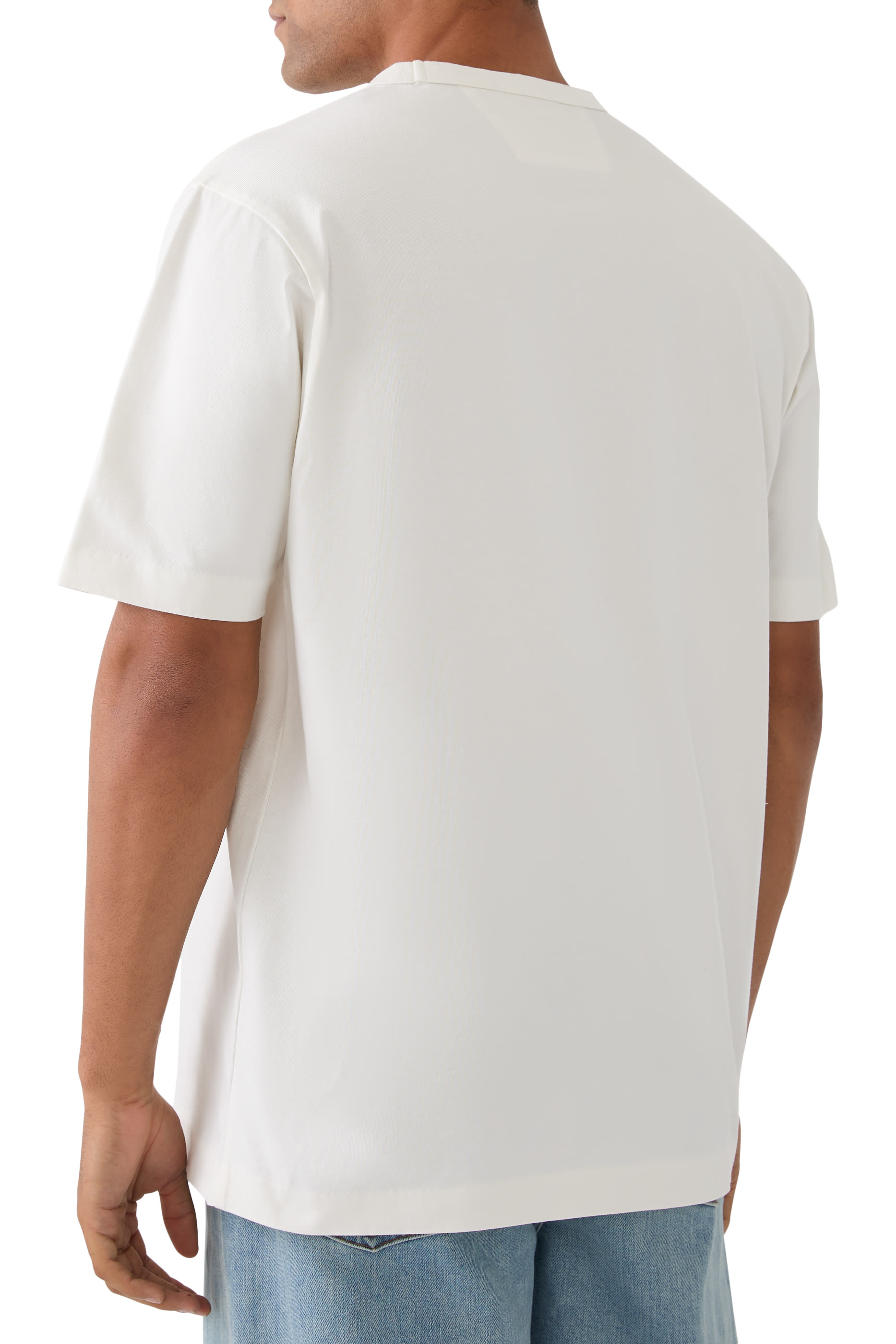 تيشيرت مرسيريزد 30/2 بتطريزات جيرسيه ملتوي