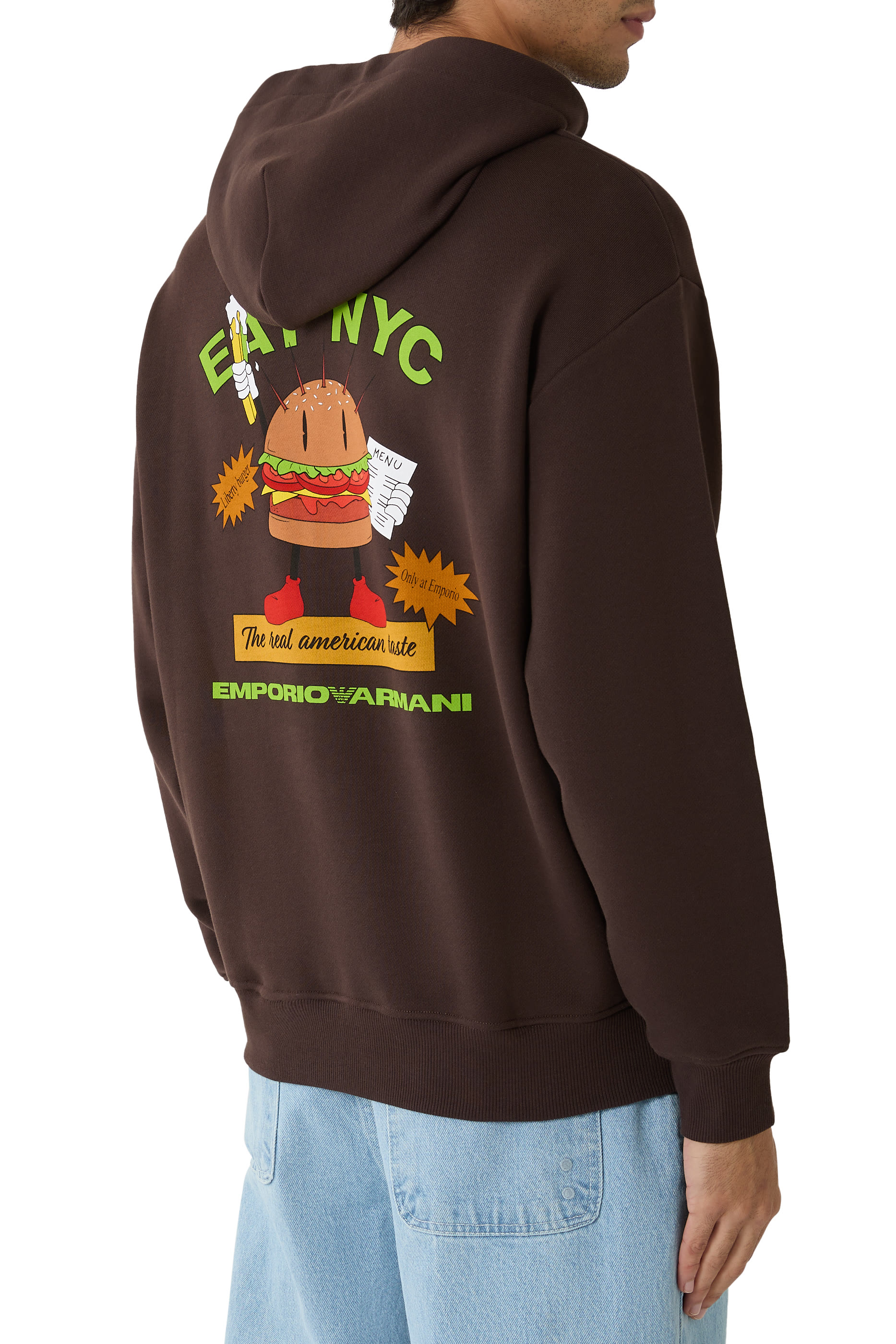 سويت شيرت مجموعة أي اس في نيويورك كابسول بغطاء للرأس مزين بطبعة إيت أن واي سي