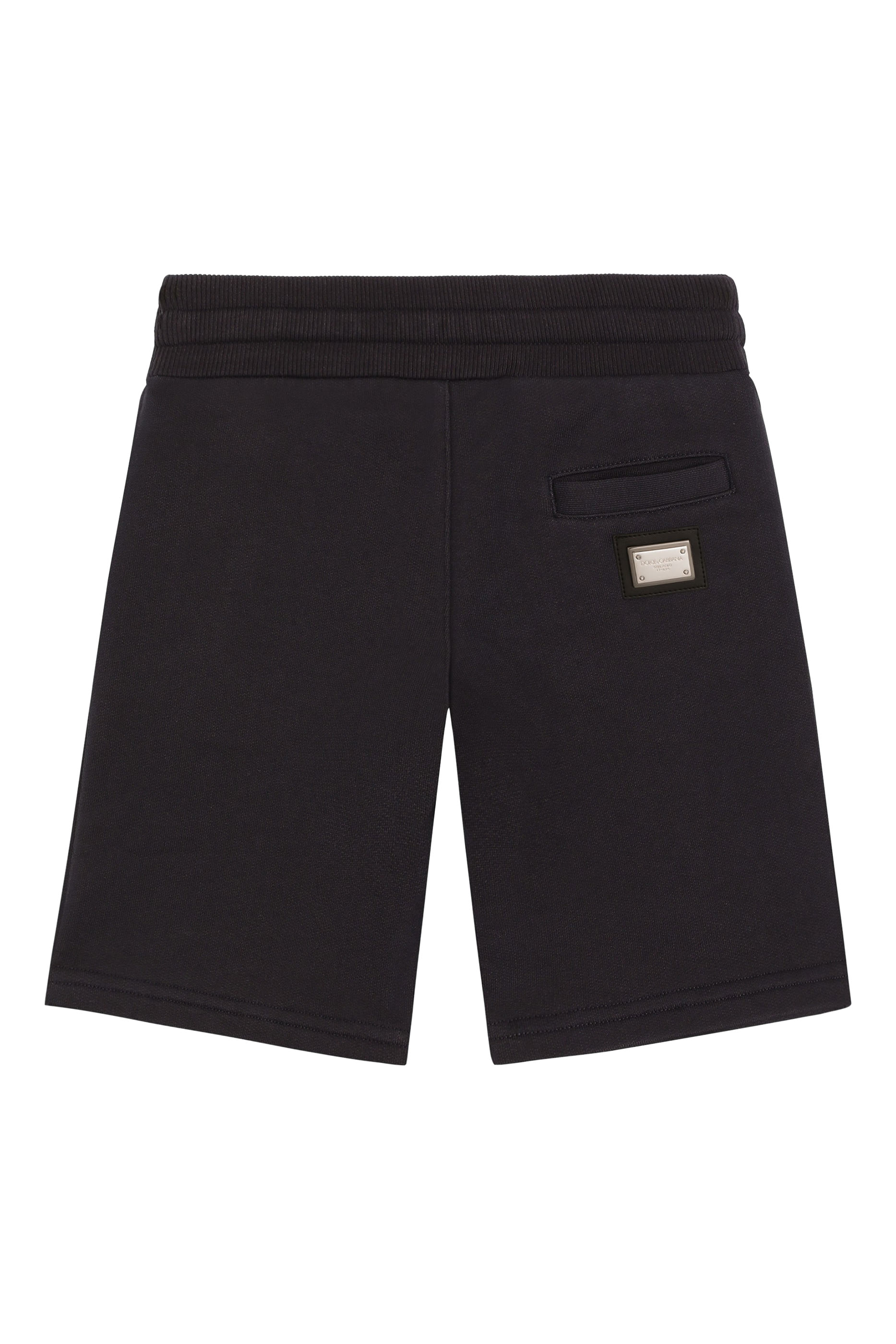 شورت برمودا بحلية شعار الماركة صوف للأطفال