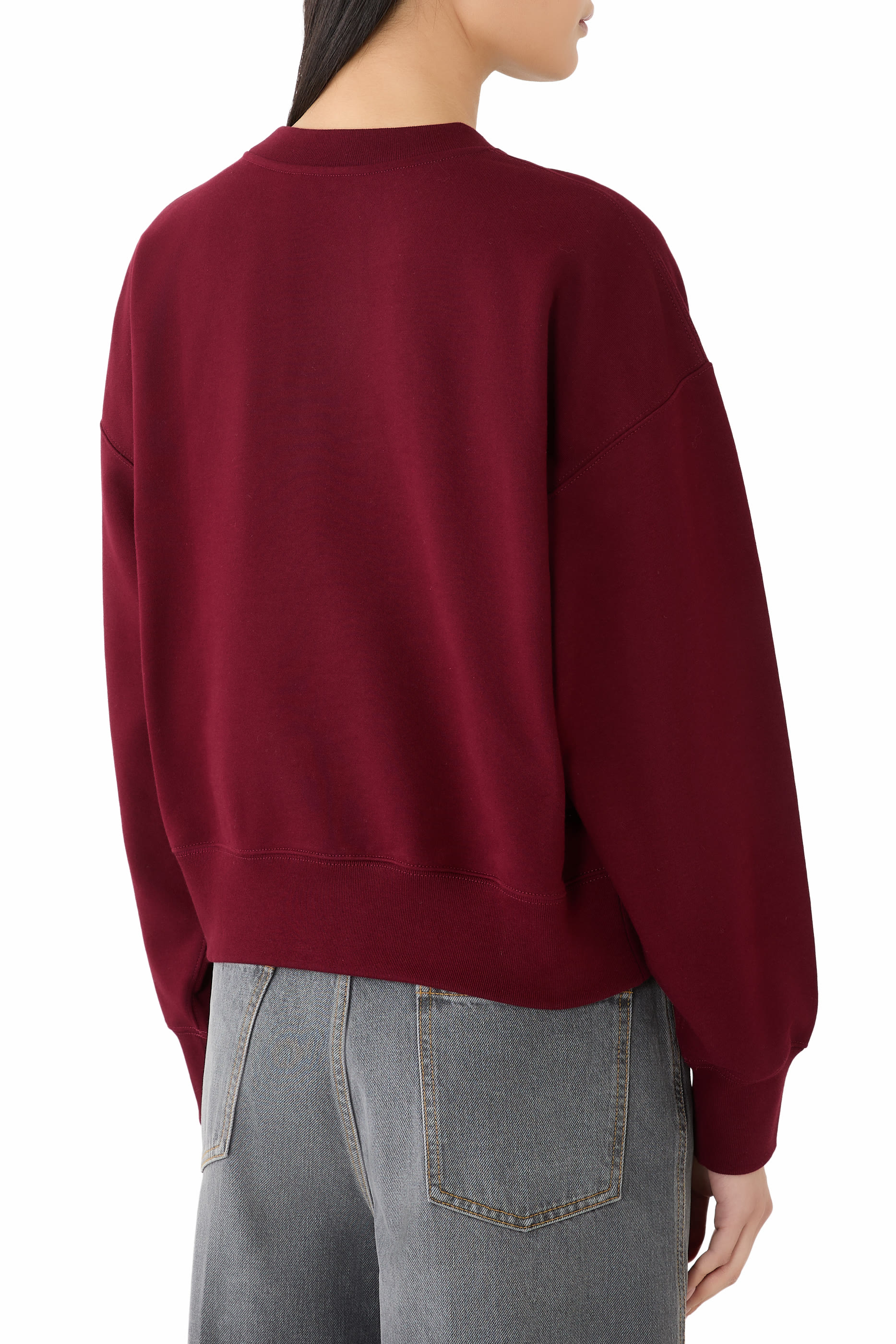 سويت  شيرت بنقشة قطن جيرسيه