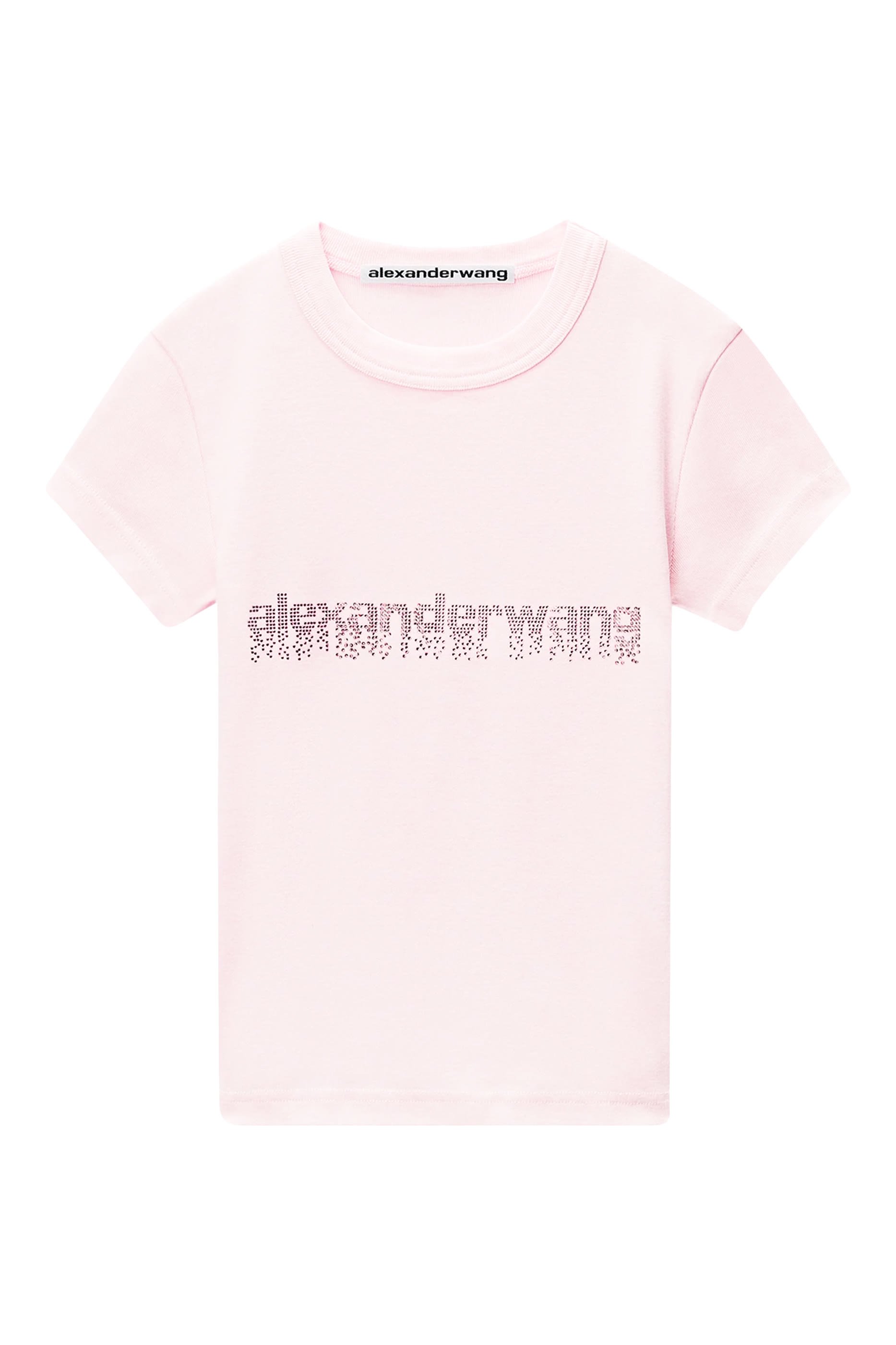 تيشيرت قصير بزينة غرافيكية مثبتة حراريا