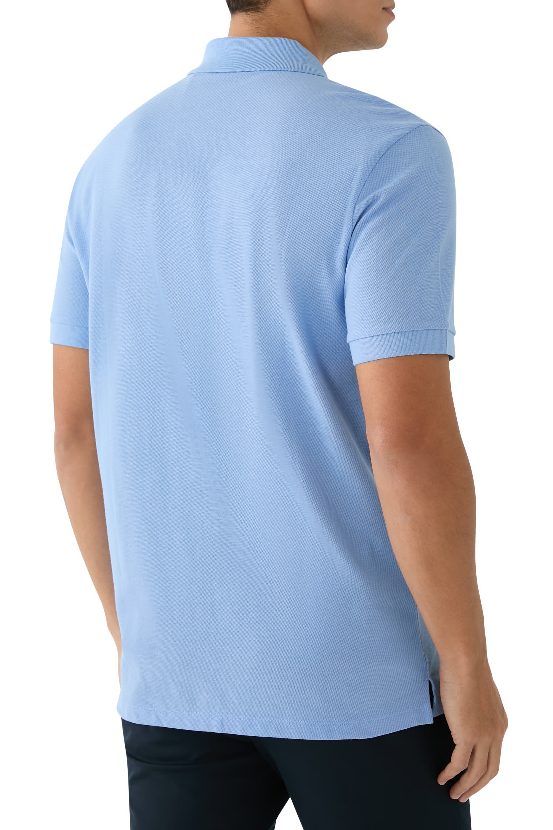 قميص بولو بالاس بتطريز شعار الماركة قطن