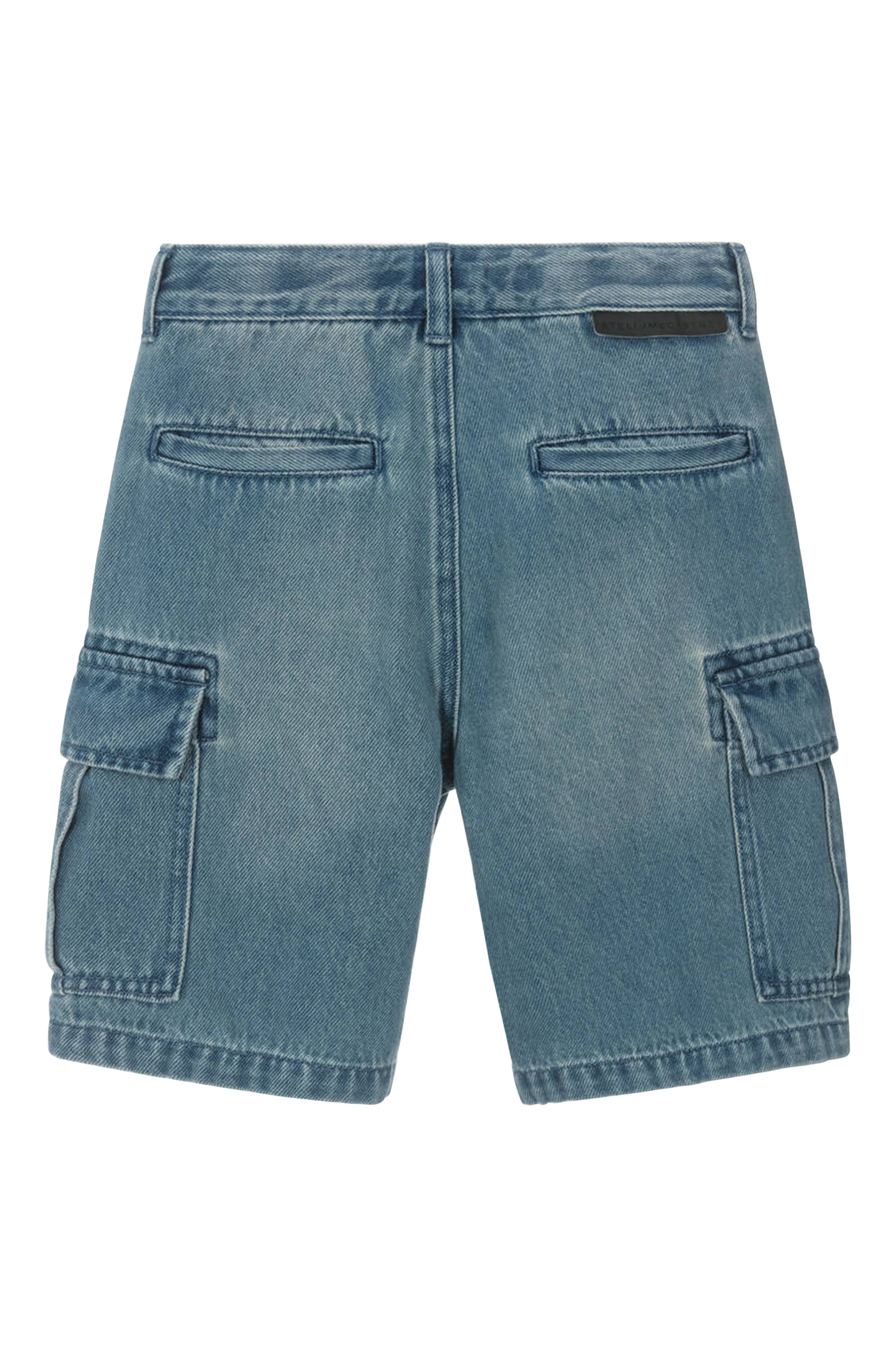 شورت كارغو دنيم للأطفال