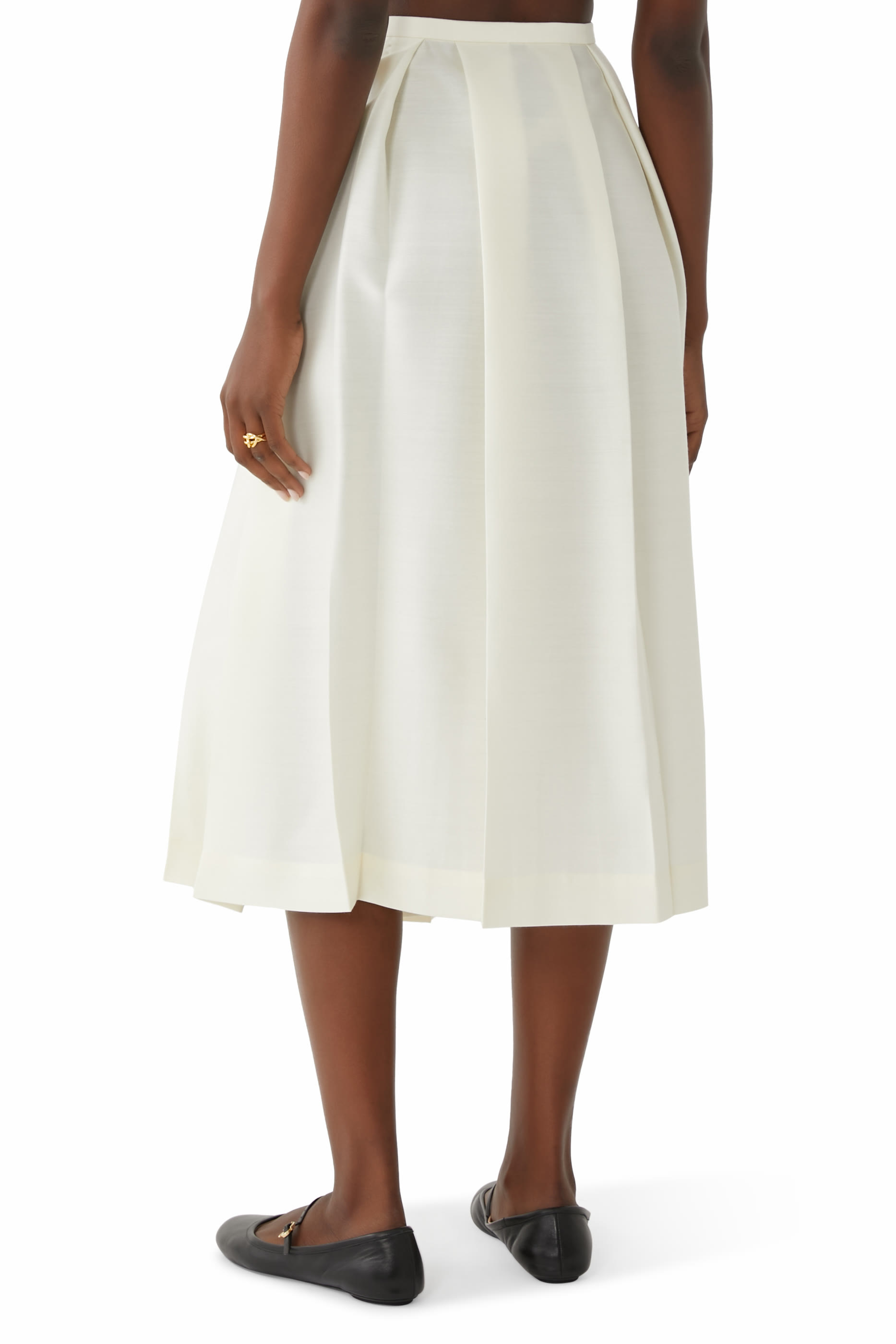 تنورة توين فلاور حرير وصوف