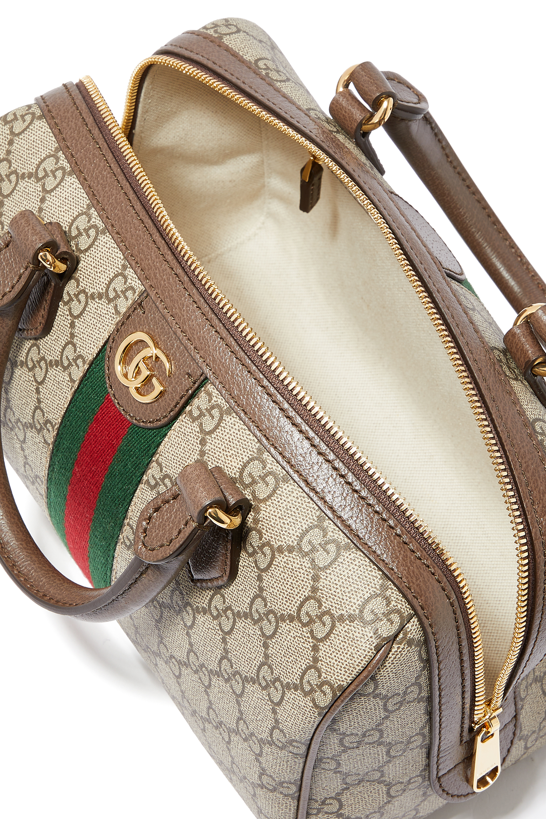 حقيبة أوفيديا صغيرة بنقشة حرفي شعار الماركة ويد علوية