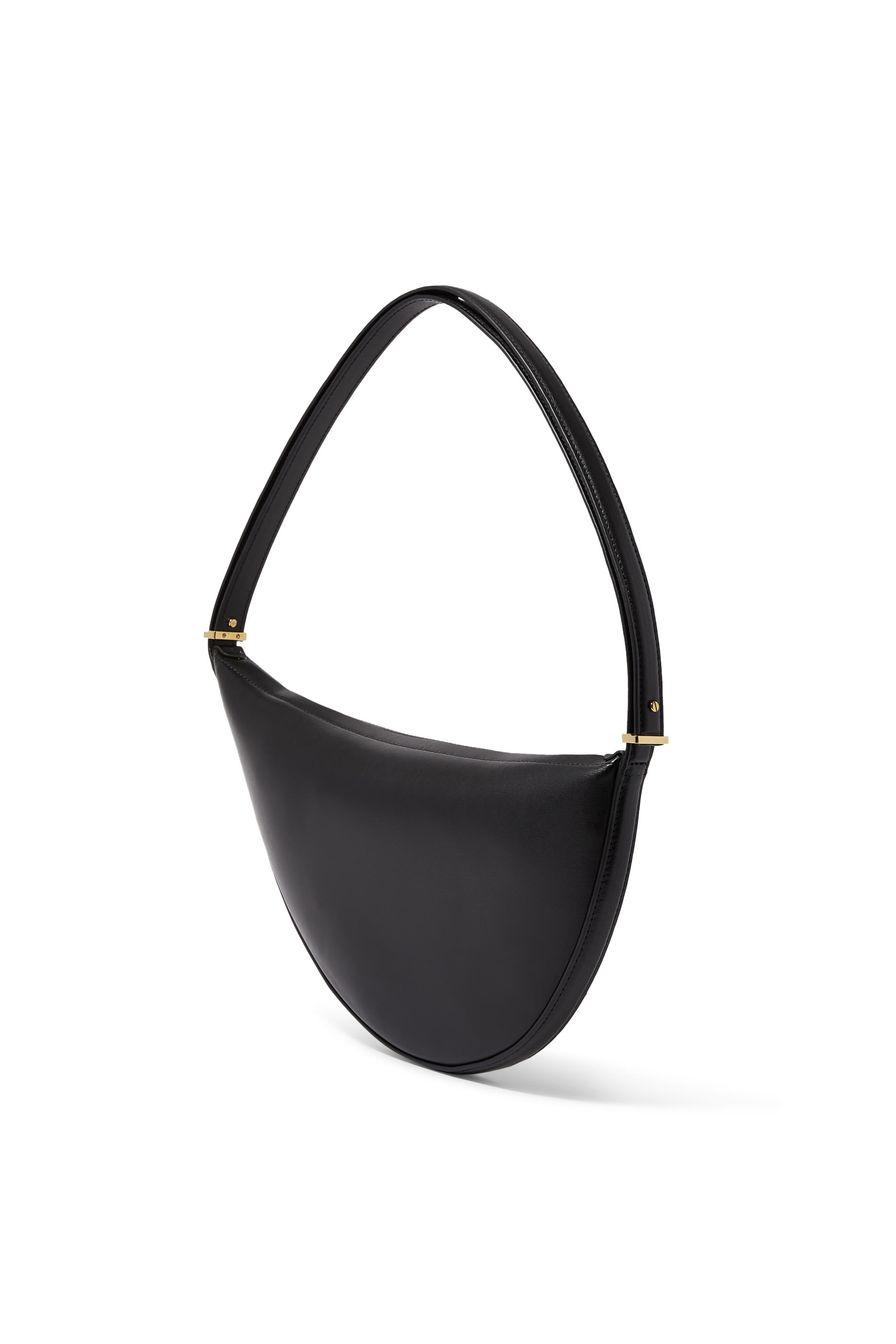 حقيبة سلينغ بتصميم مقوس جلد